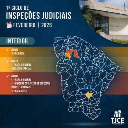 1º Ciclo de Inspeções Judiciais (Interior – Fevereiro/2026)