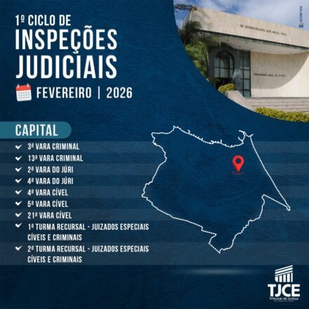 1º Ciclo de Inspeções Judiciais (Capital – Fevereiro/2026)