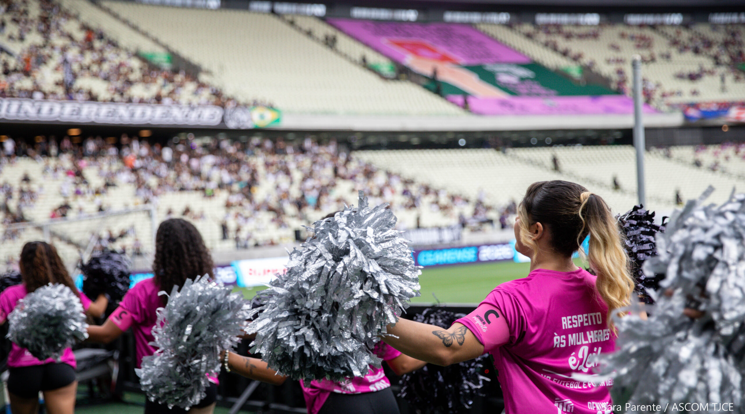 “Respeito é um Gol de Placa”: campanha de combate à violência contra a mulher marca final do Campeonato Cearense