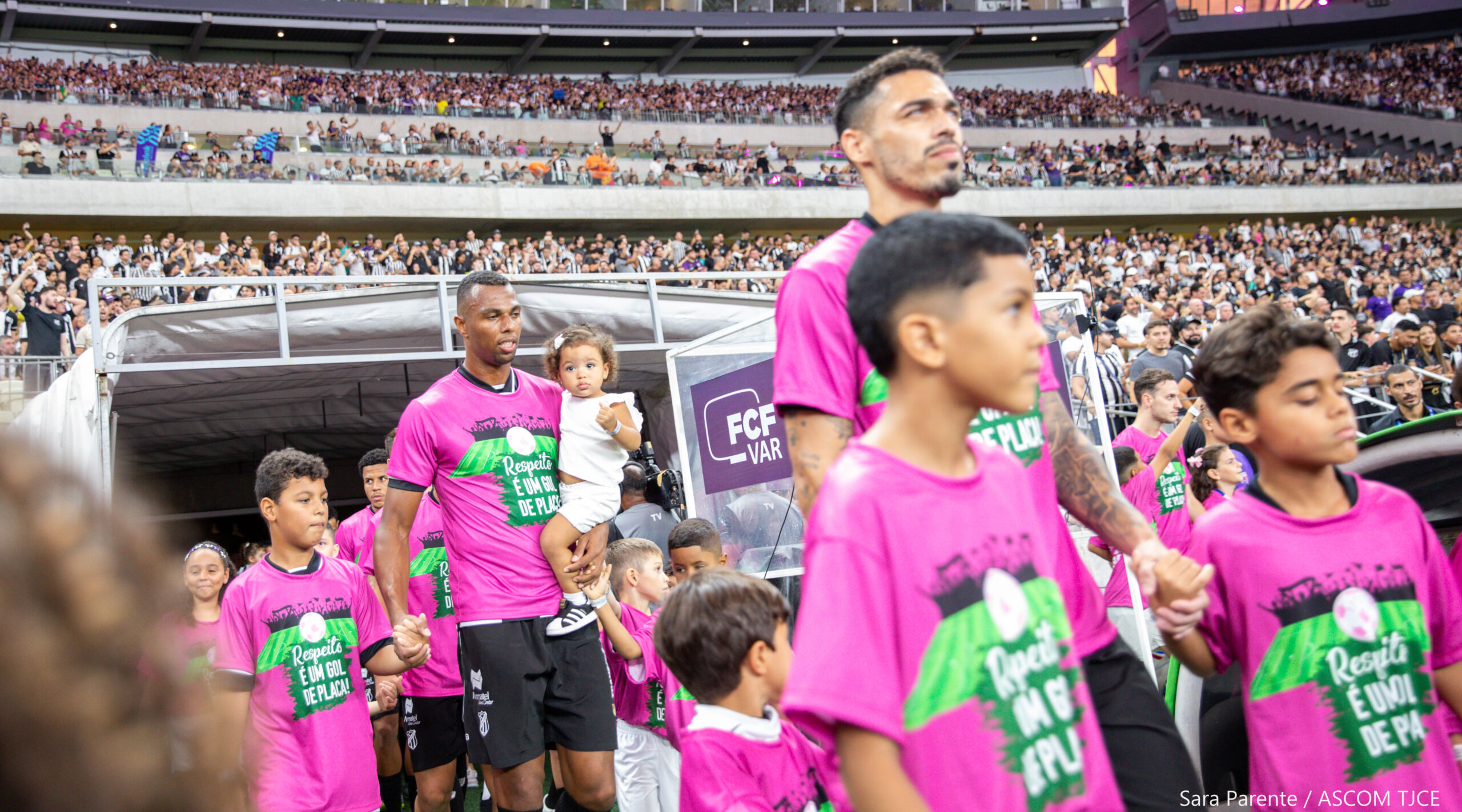 “Respeito é um Gol de Placa”: campanha de combate à violência contra a mulher marca final do Campeonato Cearense