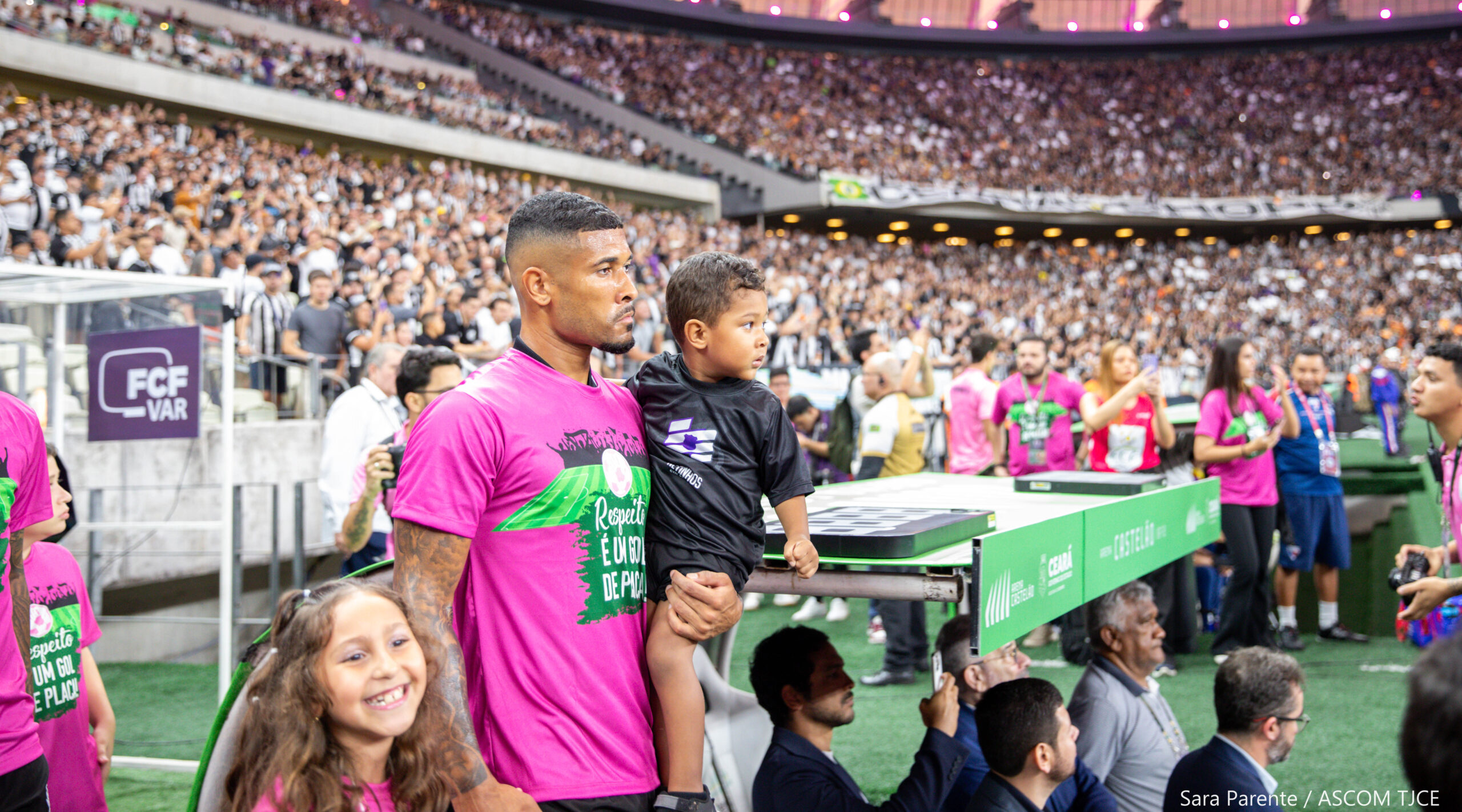 “Respeito é um Gol de Placa”: campanha de combate à violência contra a mulher marca final do Campeonato Cearense