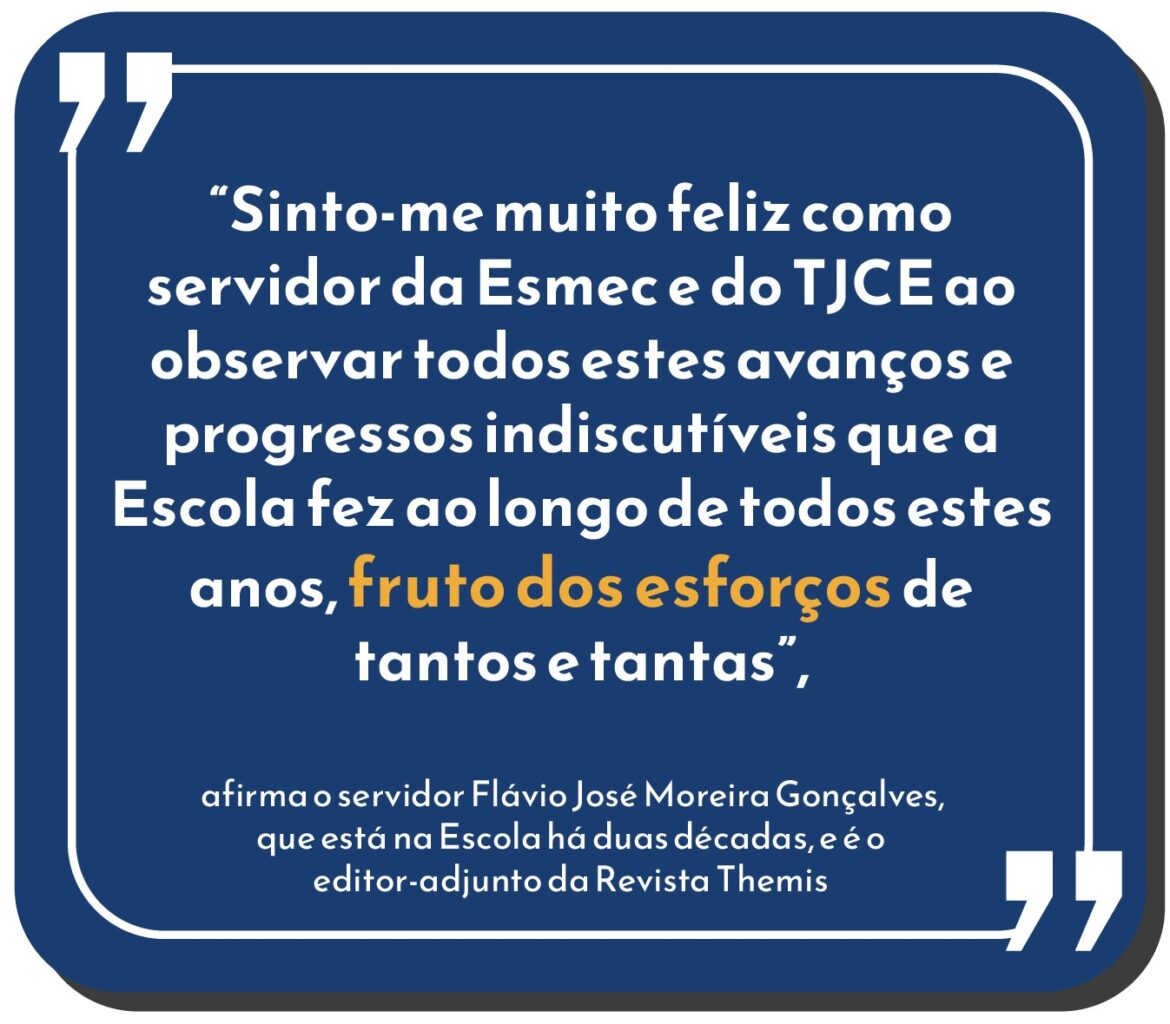 Arte na cor azul para destacar uma frase na cor branca