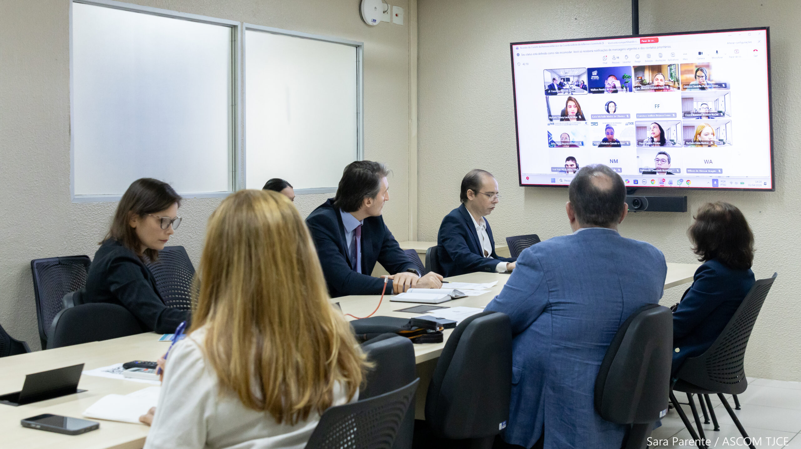 Reunião no Judiciário discute ações do Mês da Infância Protegida e o fortalecimento de políticas voltadas à Primeira Infância
