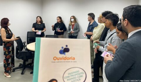 127 alunas(os) visitam os prédios da Justiça cearense durante o primeiro trimestre