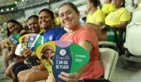 Campanha de combate à violência contra a mulher é destaque em amistoso Brasil x Estados Unidos