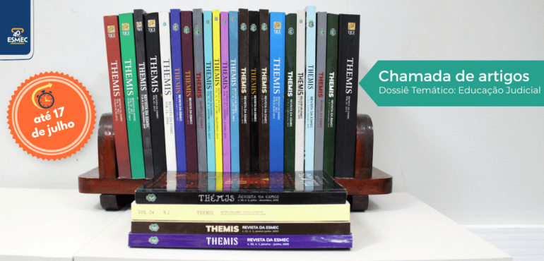Revista Themis abre chamada de artigos para edição especial que celebra 40 anos da Esmec e 30 anos do periódico