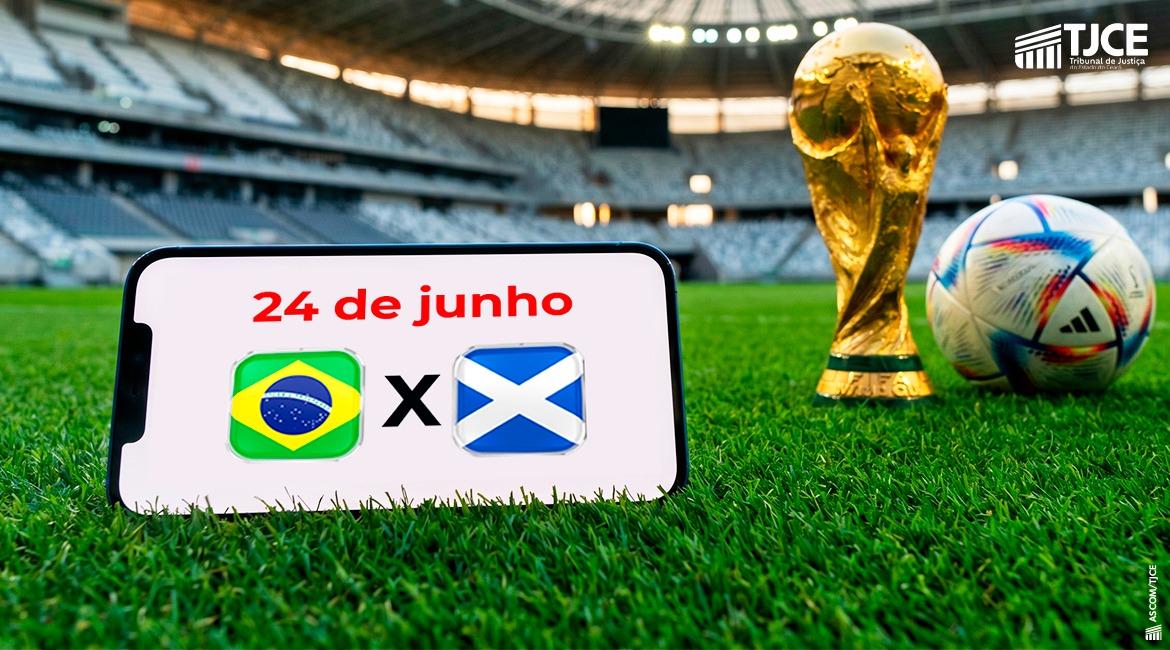 TJCE terá expediente único nesta quarta-feira (24) em razão do jogo do Brasil