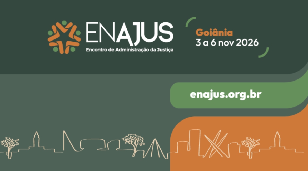 Enajus_2026-1784146494 Imagem predominantemente em verde com detalhes em laranja. No topo aparece o nome Enajus