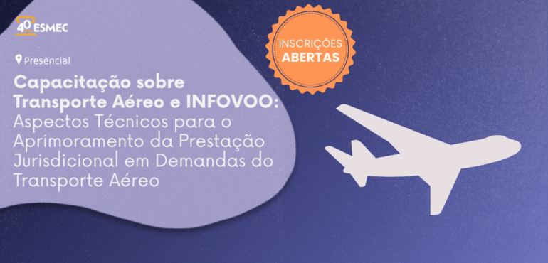 Workshop sobre Transporte Aéreo e ferramenta INFOVOO está com inscrições abertas