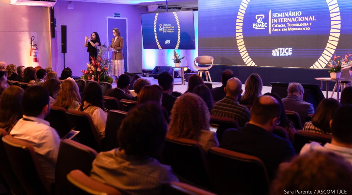 Seminário Internacional marca celebração dos 40 anos da Esmec com foco em ciência, direitos humanos e tecnologia