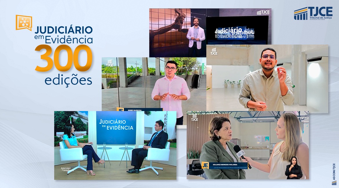 Montagem com 5 fotos de 5 momentos diferentes do programa, com 5 profissionais em atuação.