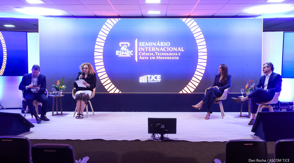 Seminário Internacional marca celebração dos 40 anos da Esmec com foco em ciência, direitos humanos e tecnologia