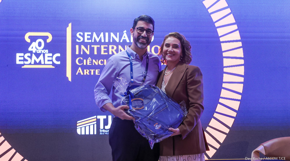 Seminário Internacional marca celebração dos 40 anos da Esmec com foco em ciência, direitos humanos e tecnologia