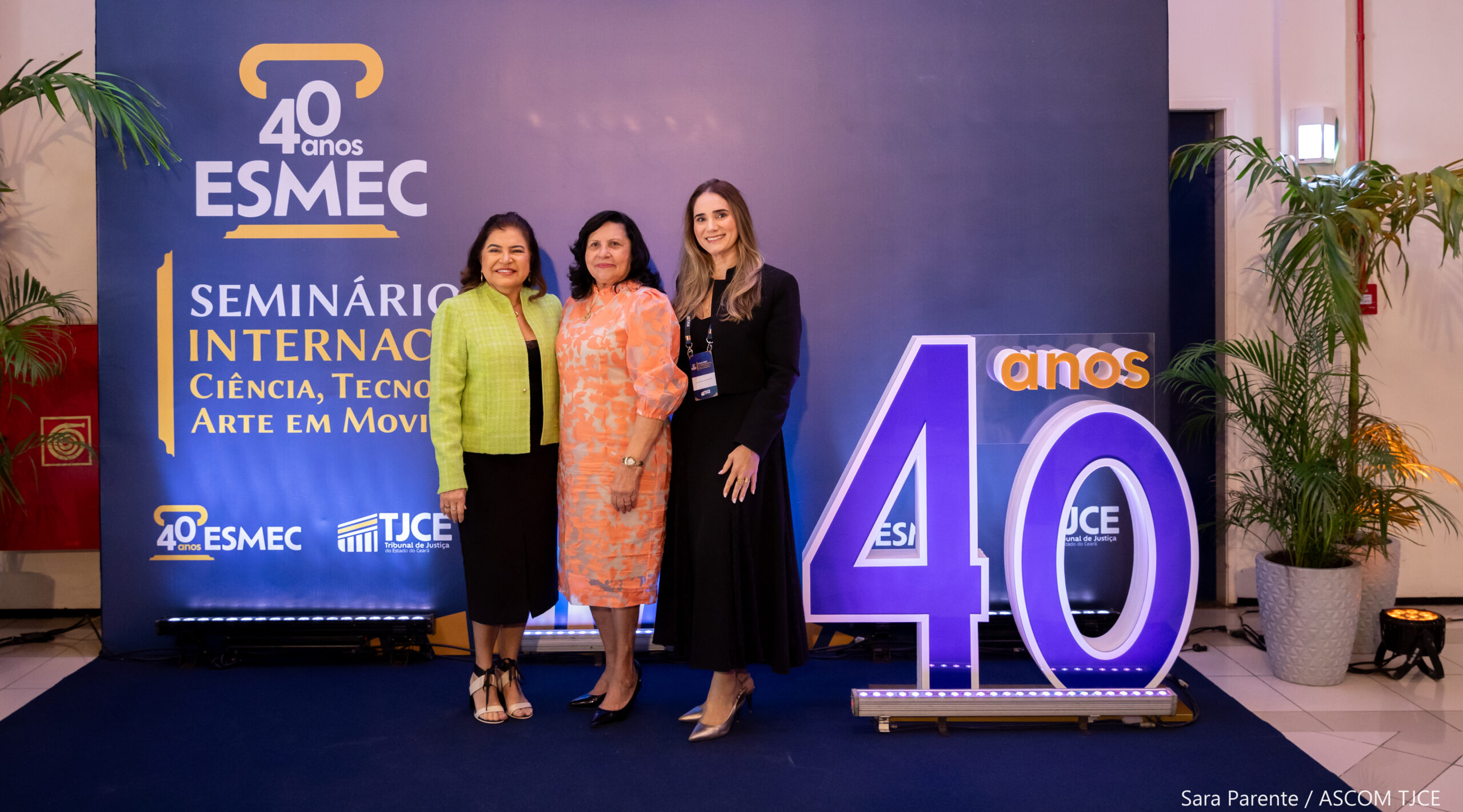 Seminário Internacional marca celebração dos 40 anos da Esmec com foco em ciência, direitos humanos e tecnologia