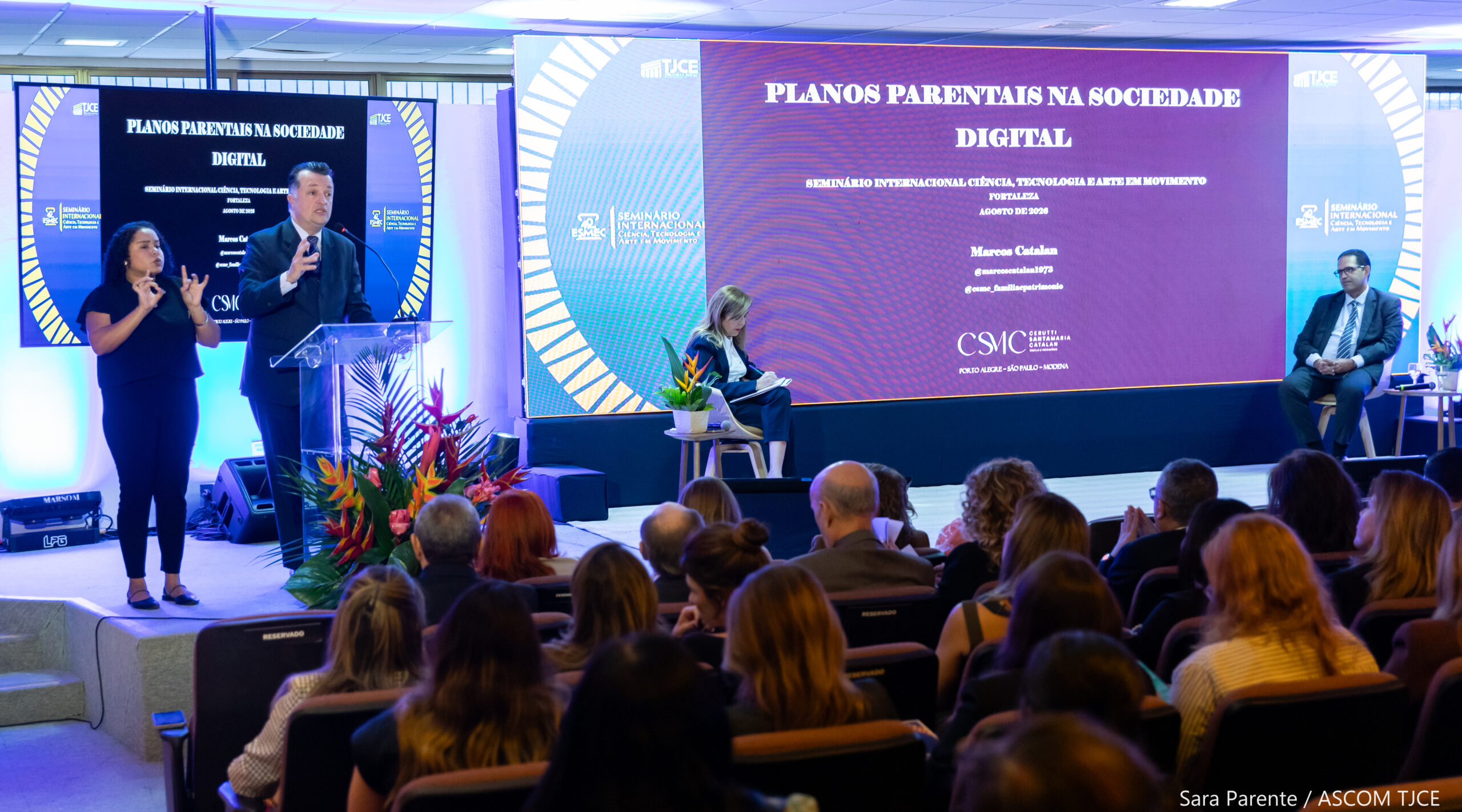 Seminário Internacional marca celebração dos 40 anos da Esmec com foco em ciência, direitos humanos e tecnologia