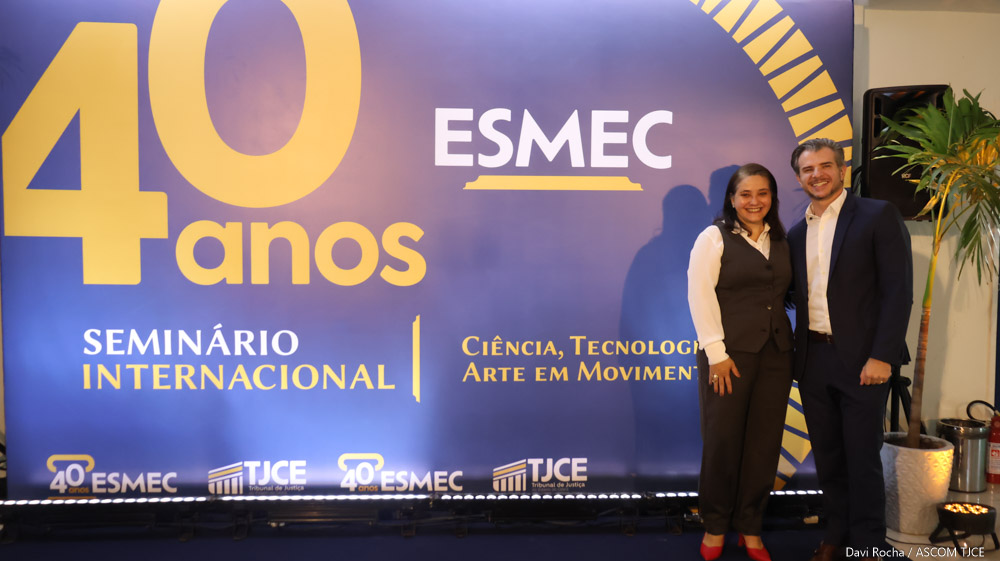 Seminário Internacional marca celebração dos 40 anos da Esmec com foco em ciência, direitos humanos e tecnologia