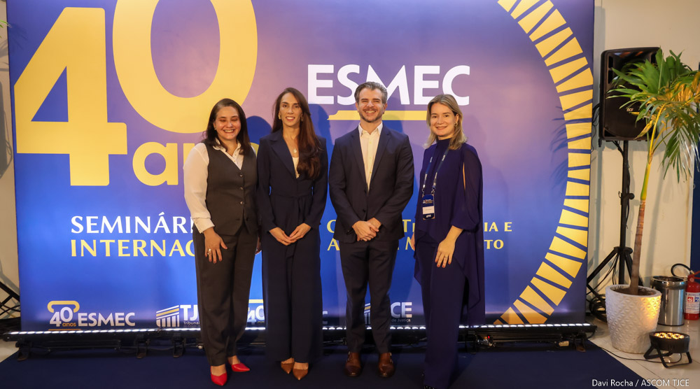 Seminário Internacional marca celebração dos 40 anos da Esmec com foco em ciência, direitos humanos e tecnologia