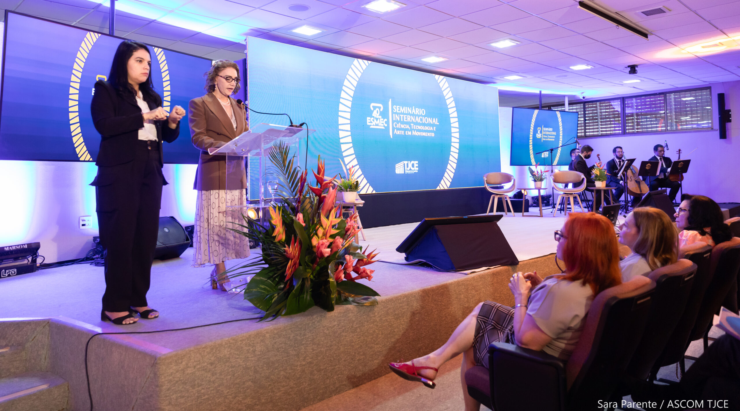 Seminário Internacional marca celebração dos 40 anos da Esmec com foco em ciência, direitos humanos e tecnologia