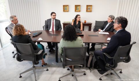 TJCE recebe representantes do CNJ para implantação do Saref na 3ª Vara de Execuções Penais de For...