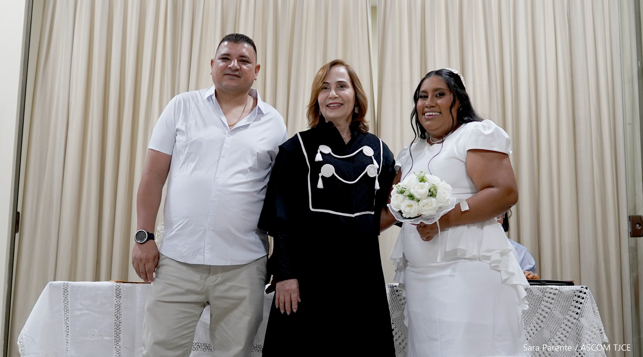 Projeto “Celebração Coletiva do Amor”: Parceria entre TJCE e UFC promove 27 casamentos em cerimôn... - Foto 47