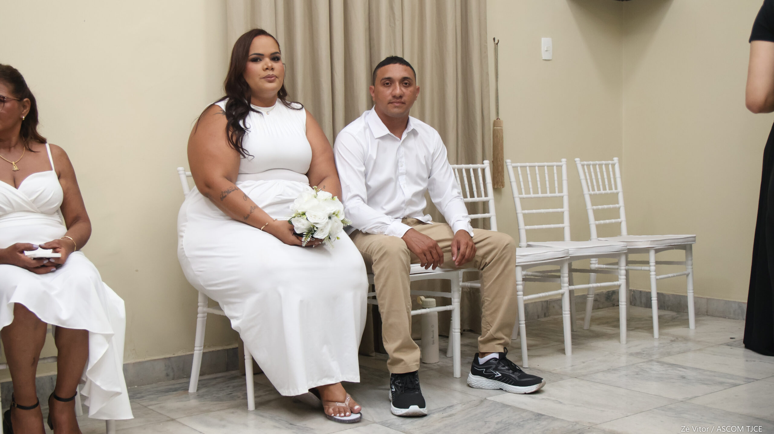 Projeto “Celebração Coletiva do Amor”: Parceria entre TJCE e UFC promove 27 casamentos em cerimôn... - Foto 105