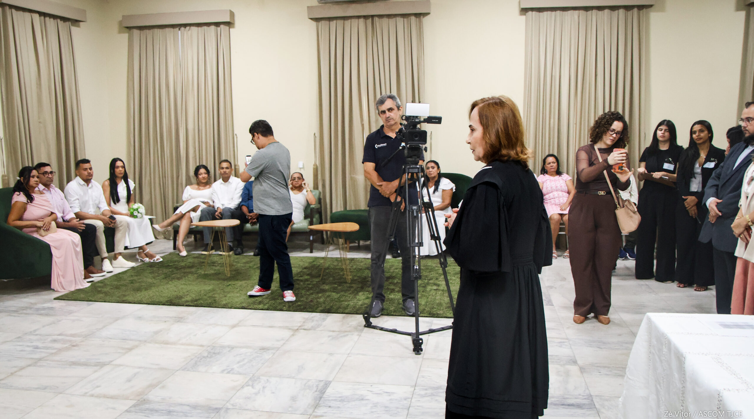 Projeto “Celebração Coletiva do Amor”: Parceria entre TJCE e UFC promove 27 casamentos em cerimôn... - Foto 122