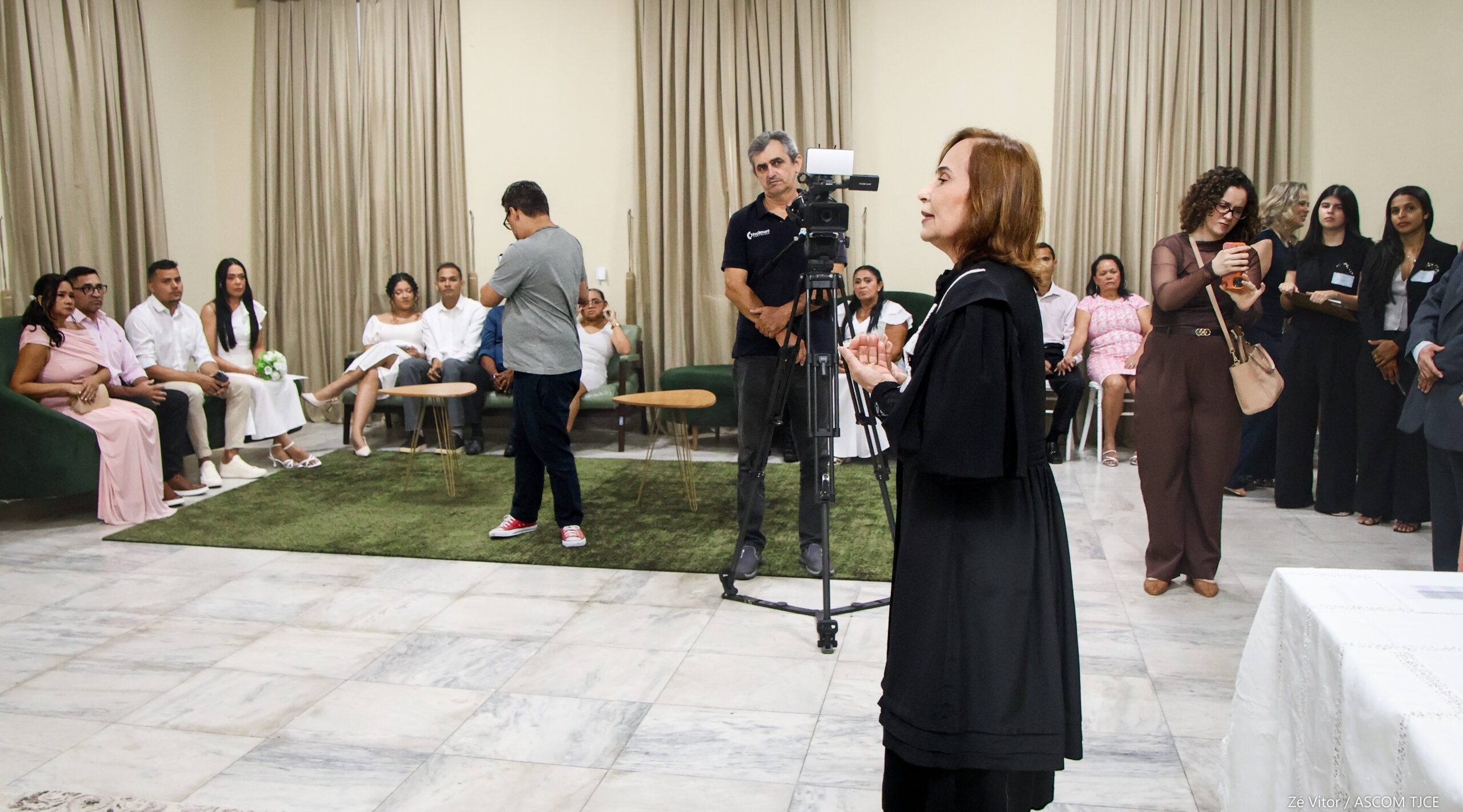 Projeto “Celebração Coletiva do Amor”: Parceria entre TJCE e UFC promove 27 casamentos em cerimôn... - Foto 123