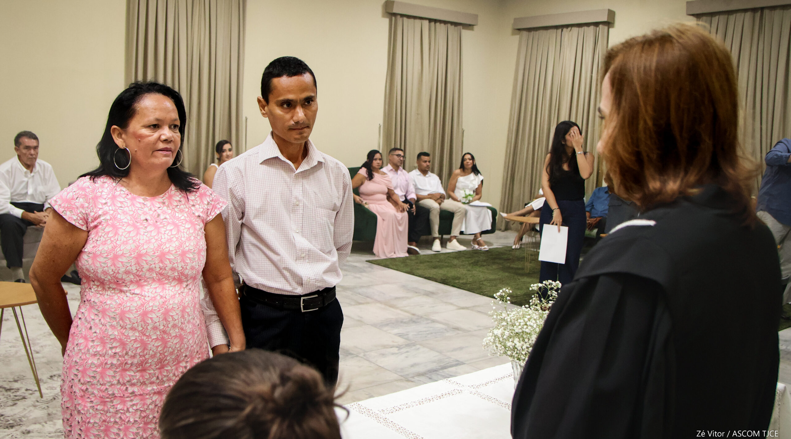 Projeto “Celebração Coletiva do Amor”: Parceria entre TJCE e UFC promove 27 casamentos em cerimôn... - Foto 135