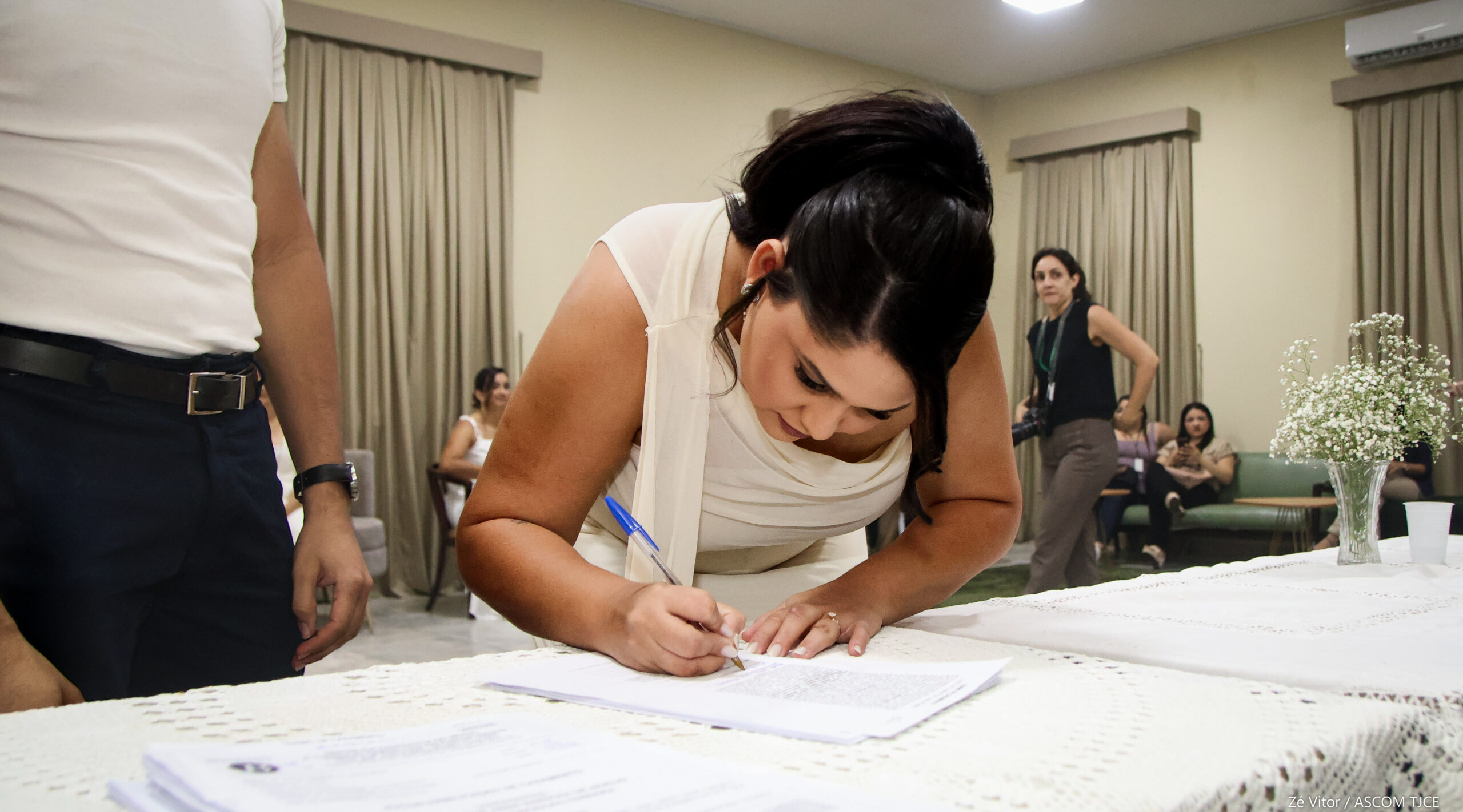Projeto “Celebração Coletiva do Amor”: Parceria entre TJCE e UFC promove 27 casamentos em cerimôn... - Foto 210