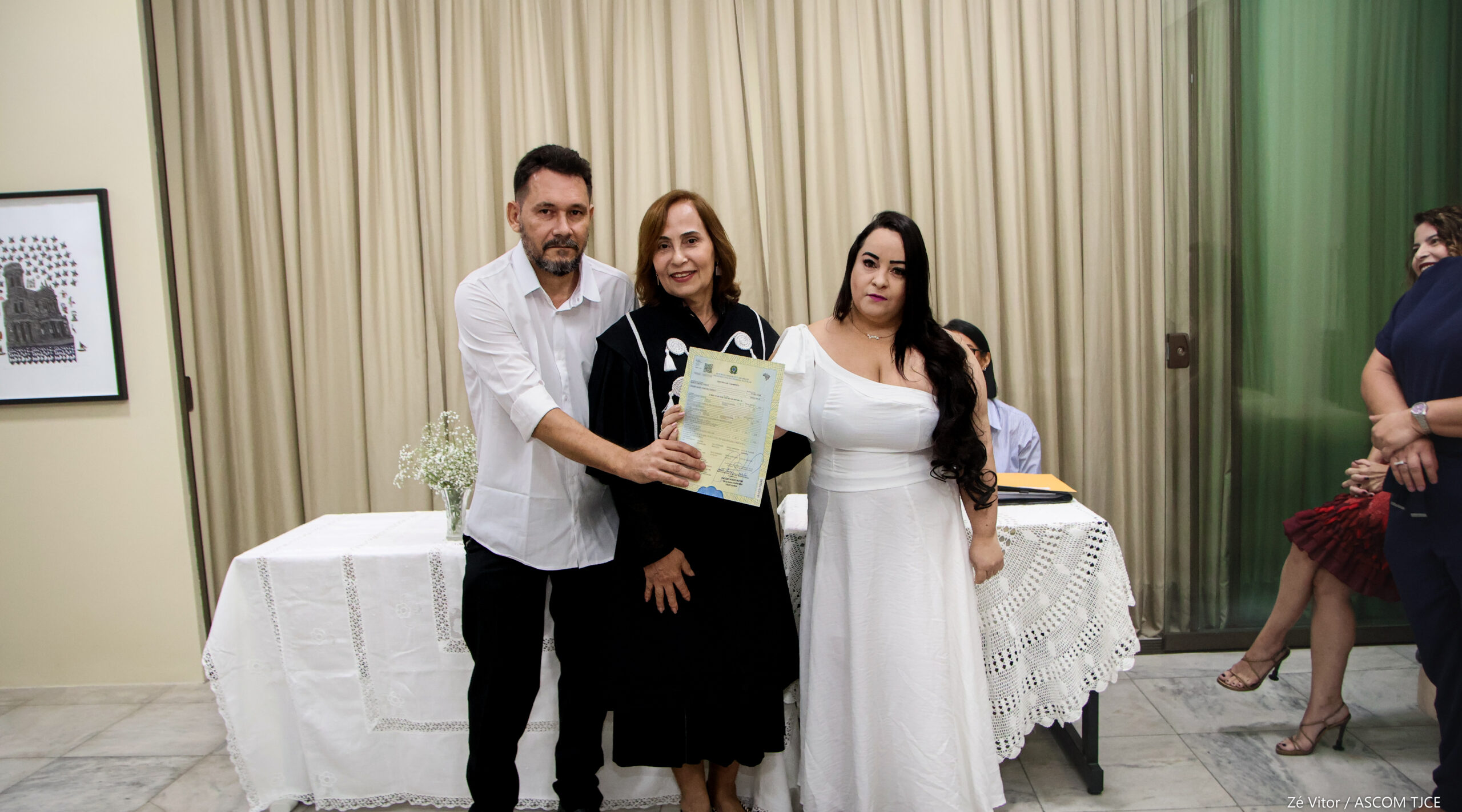 Projeto “Celebração Coletiva do Amor”: Parceria entre TJCE e UFC promove 27 casamentos em cerimôn... - Foto 241