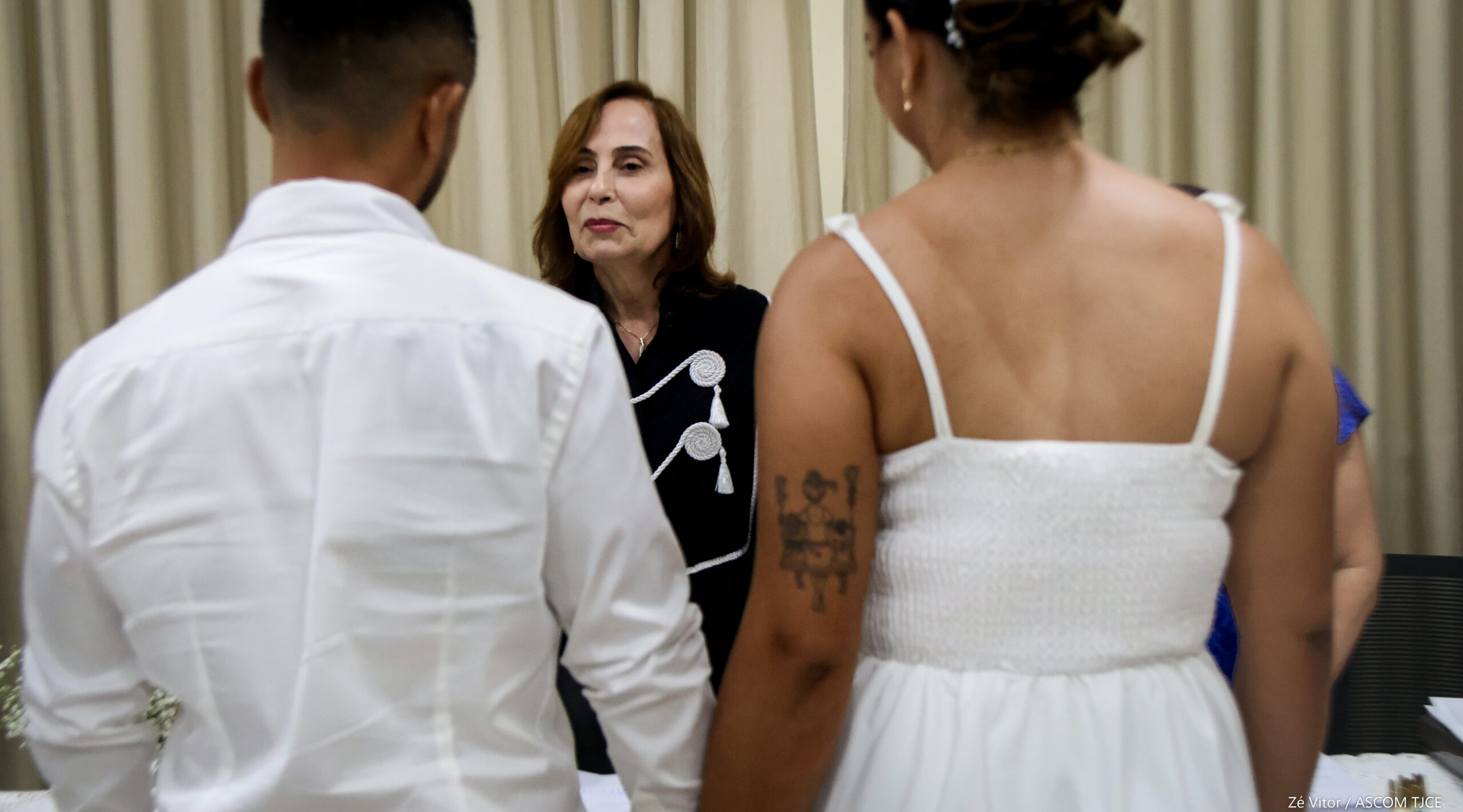 Projeto “Celebração Coletiva do Amor”: Parceria entre TJCE e UFC promove 27 casamentos em cerimôn... - Foto 281