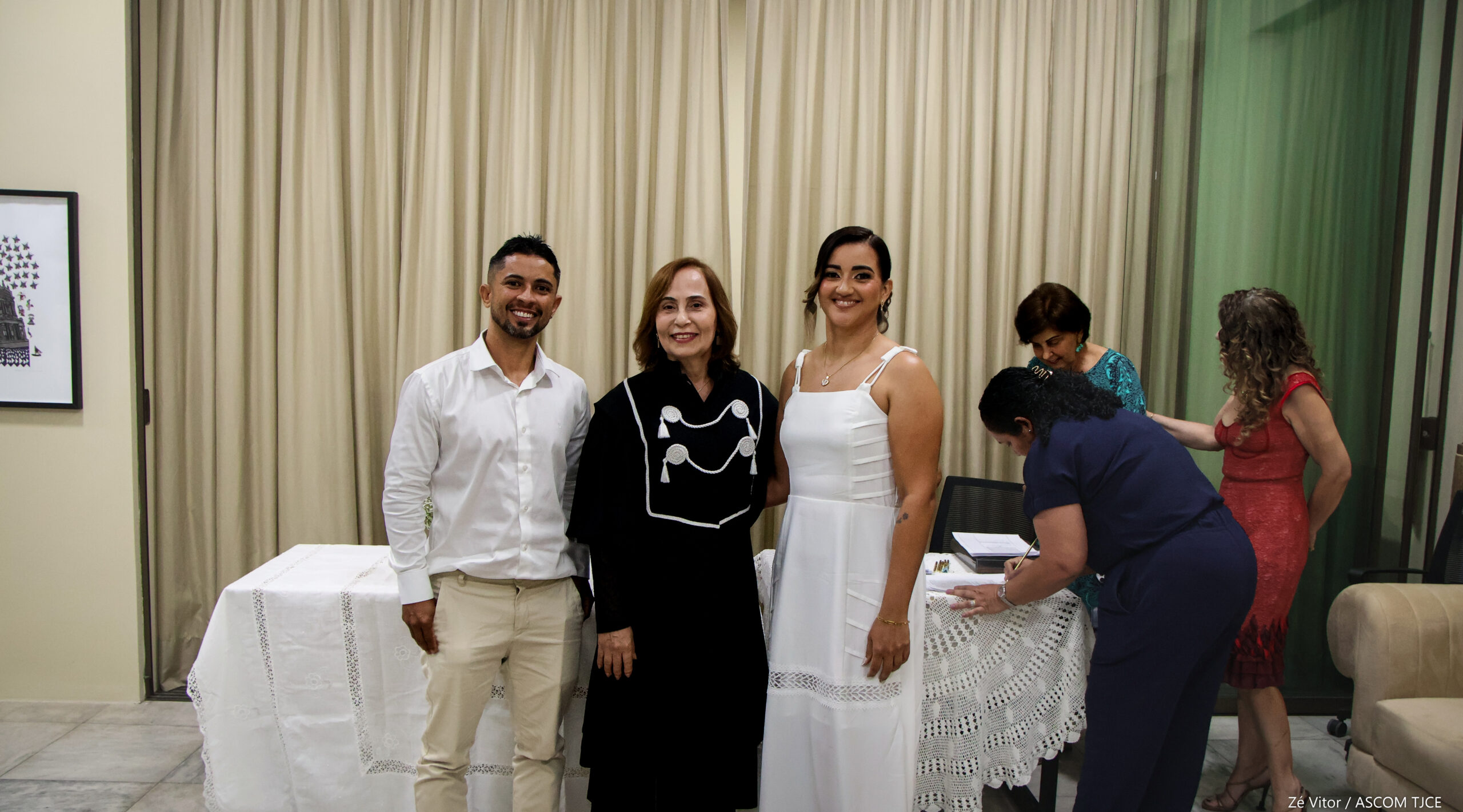 Projeto “Celebração Coletiva do Amor”: Parceria entre TJCE e UFC promove 27 casamentos em cerimôn... - Foto 288