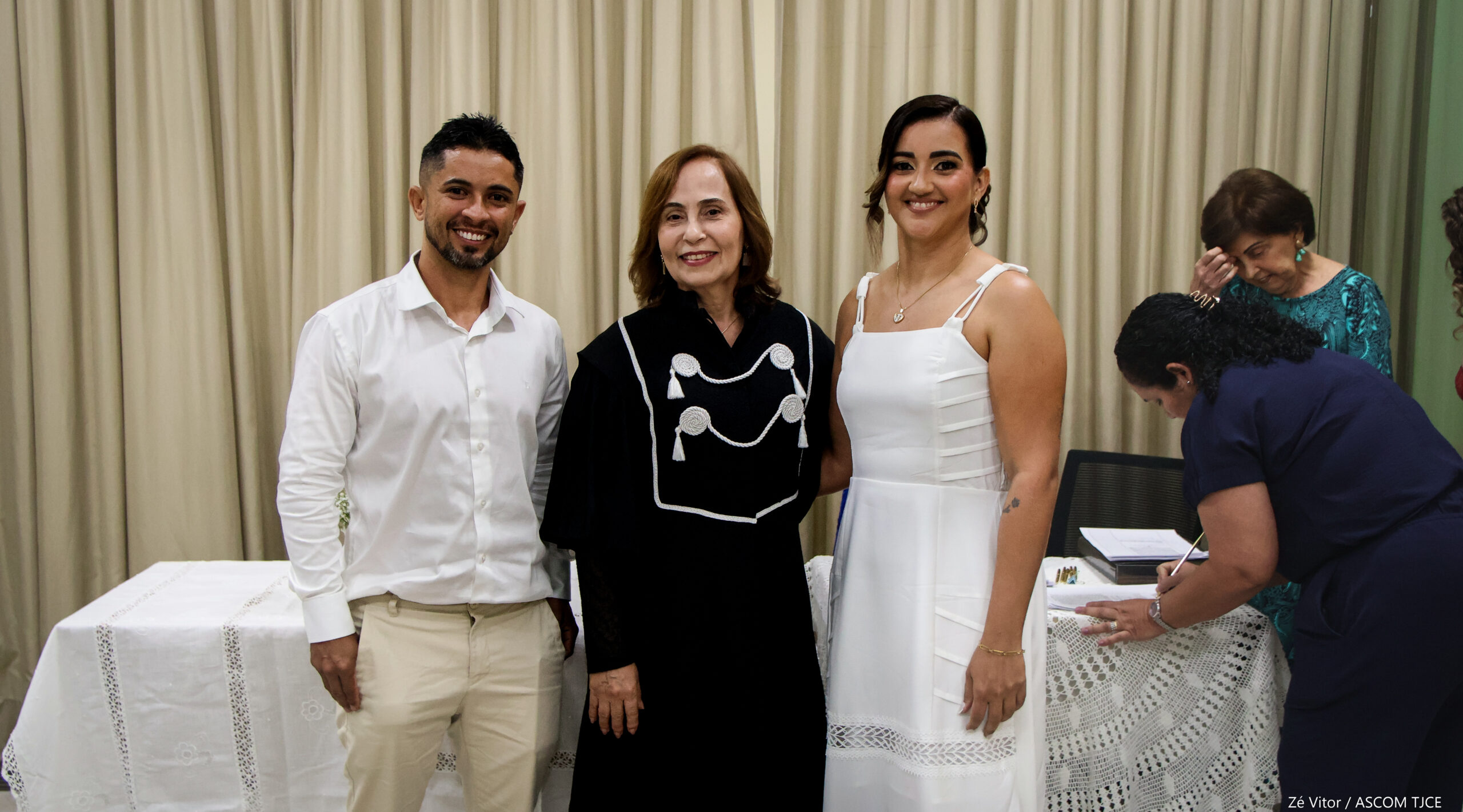 Projeto “Celebração Coletiva do Amor”: Parceria entre TJCE e UFC promove 27 casamentos em cerimôn... - Foto 289
