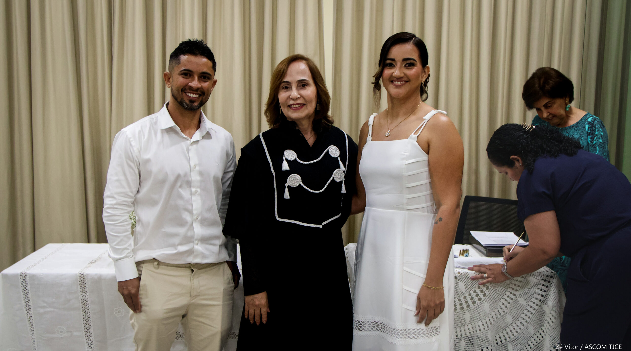 Projeto “Celebração Coletiva do Amor”: Parceria entre TJCE e UFC promove 27 casamentos em cerimôn... - Foto 290