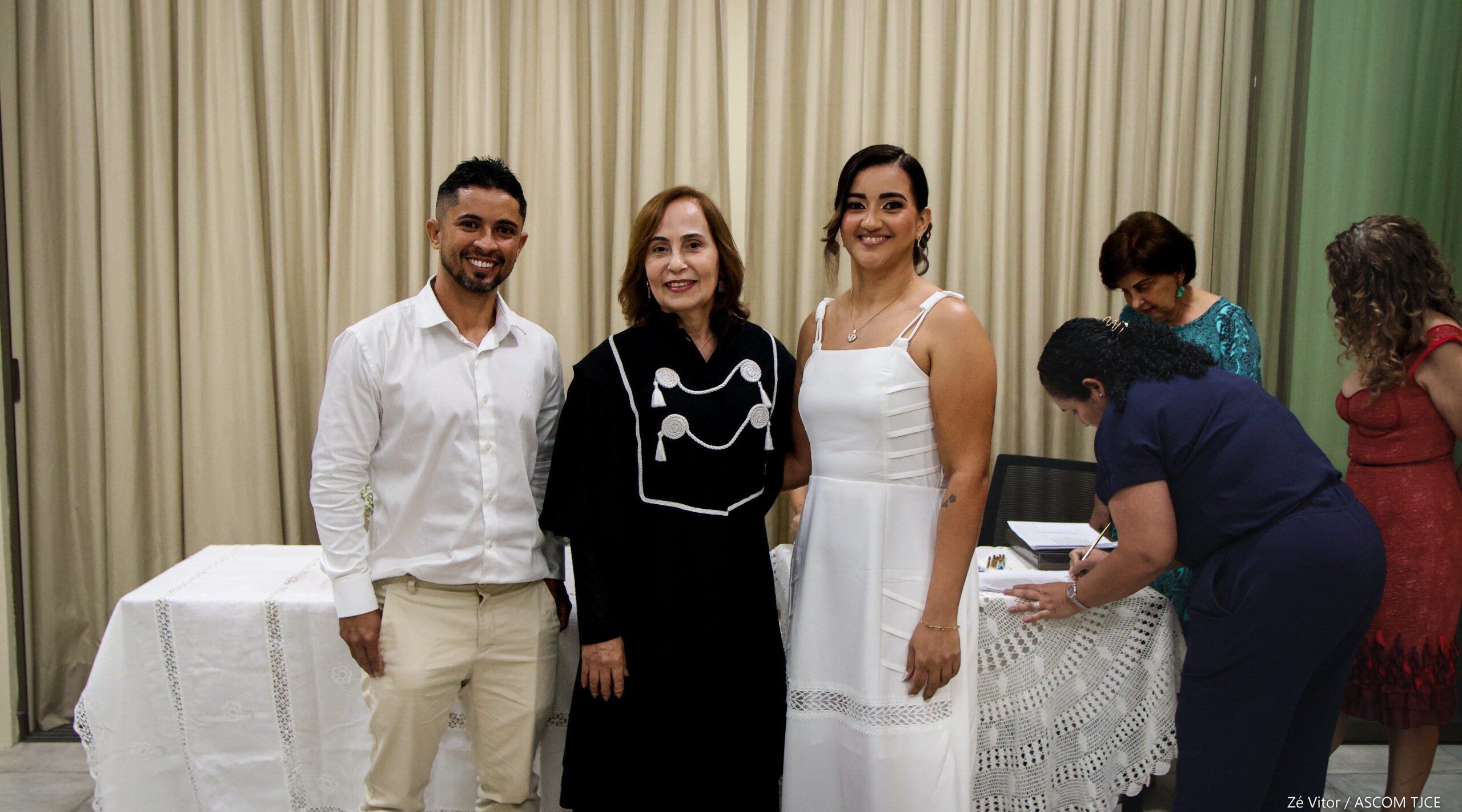 Projeto “Celebração Coletiva do Amor”: Parceria entre TJCE e UFC promove 27 casamentos em cerimôn... - Foto 291
