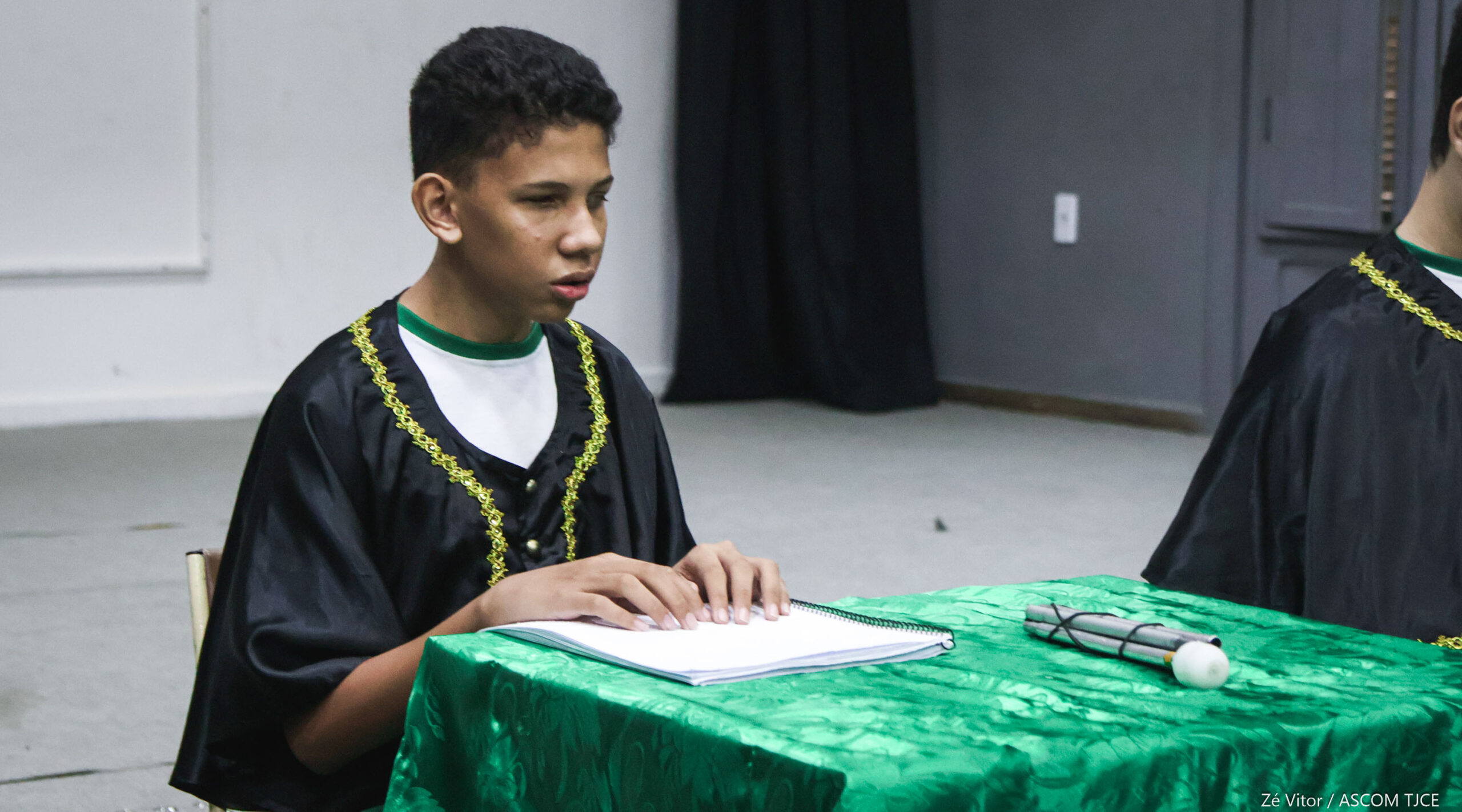Superação e emoção marcam júri simulado promovido pelo TJCE protagonizado por estudantes cegas(os... - Foto 7