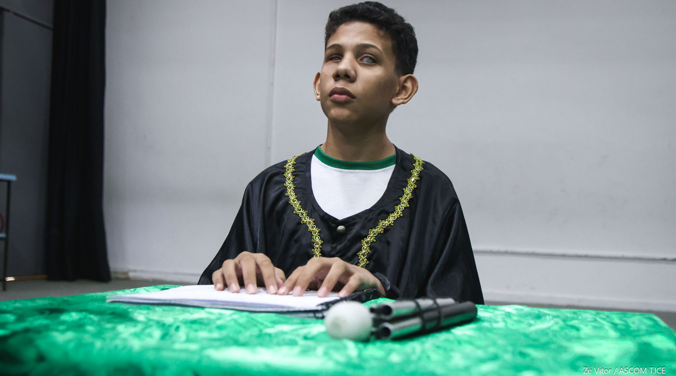 Superação e emoção marcam júri simulado promovido pelo TJCE protagonizado por estudantes cegas(os... - Foto 9