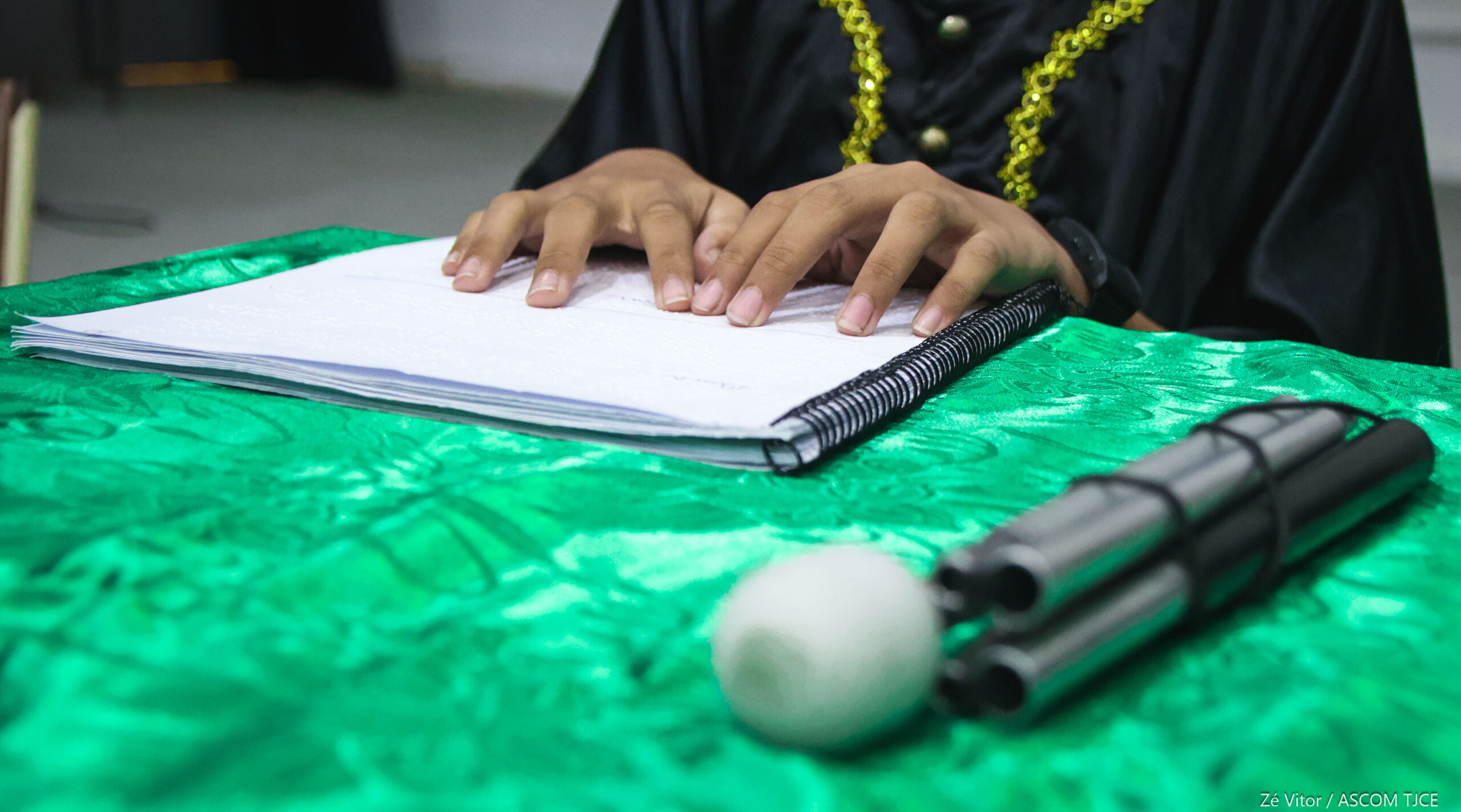 Superação e emoção marcam júri simulado promovido pelo TJCE protagonizado por estudantes cegas(os... - Foto 12