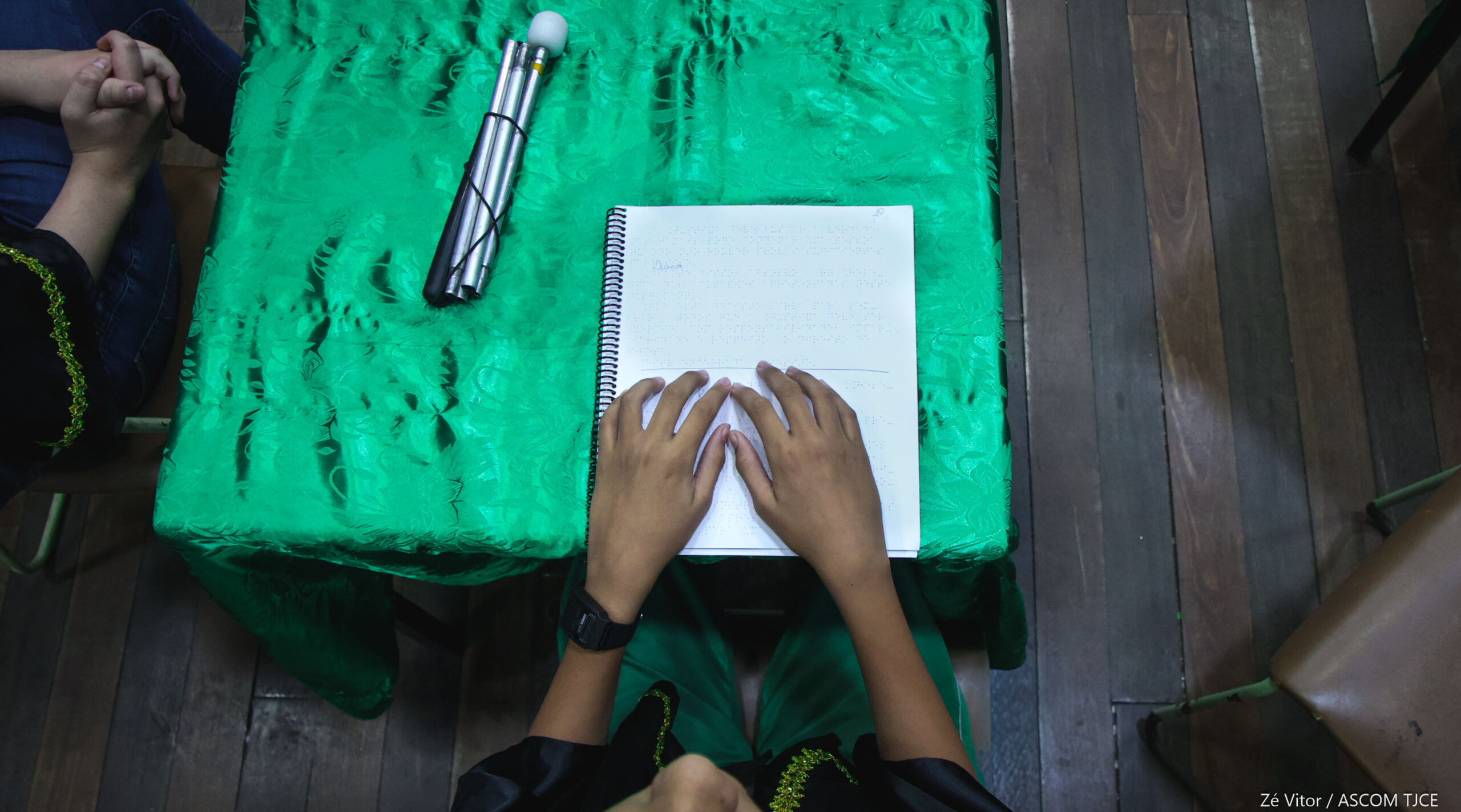 Superação e emoção marcam júri simulado promovido pelo TJCE protagonizado por estudantes cegas(os... - Foto 14