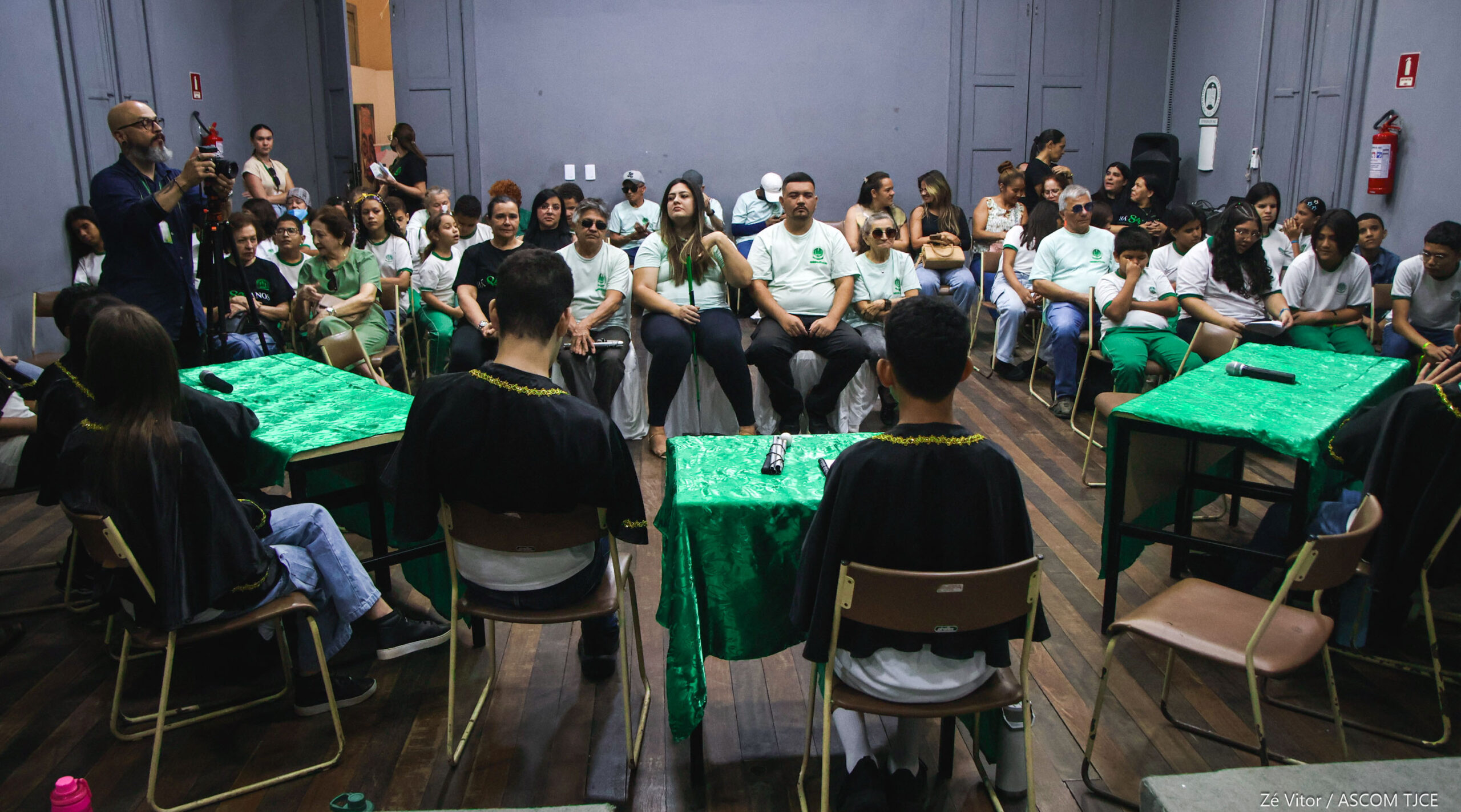 Superação e emoção marcam júri simulado promovido pelo TJCE protagonizado por estudantes cegas(os... - Foto 21