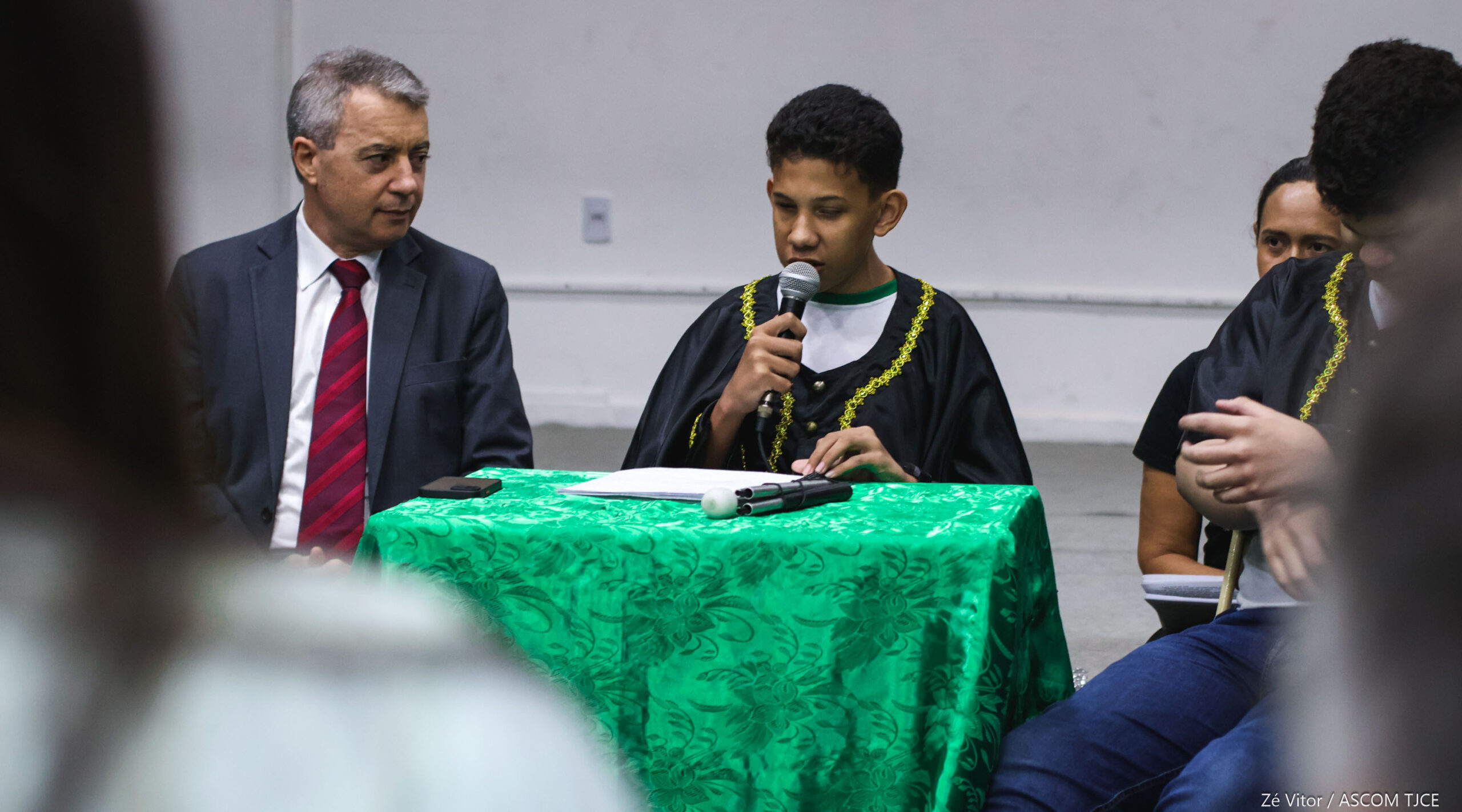 Superação e emoção marcam júri simulado promovido pelo TJCE protagonizado por estudantes cegas(os... - Foto 34