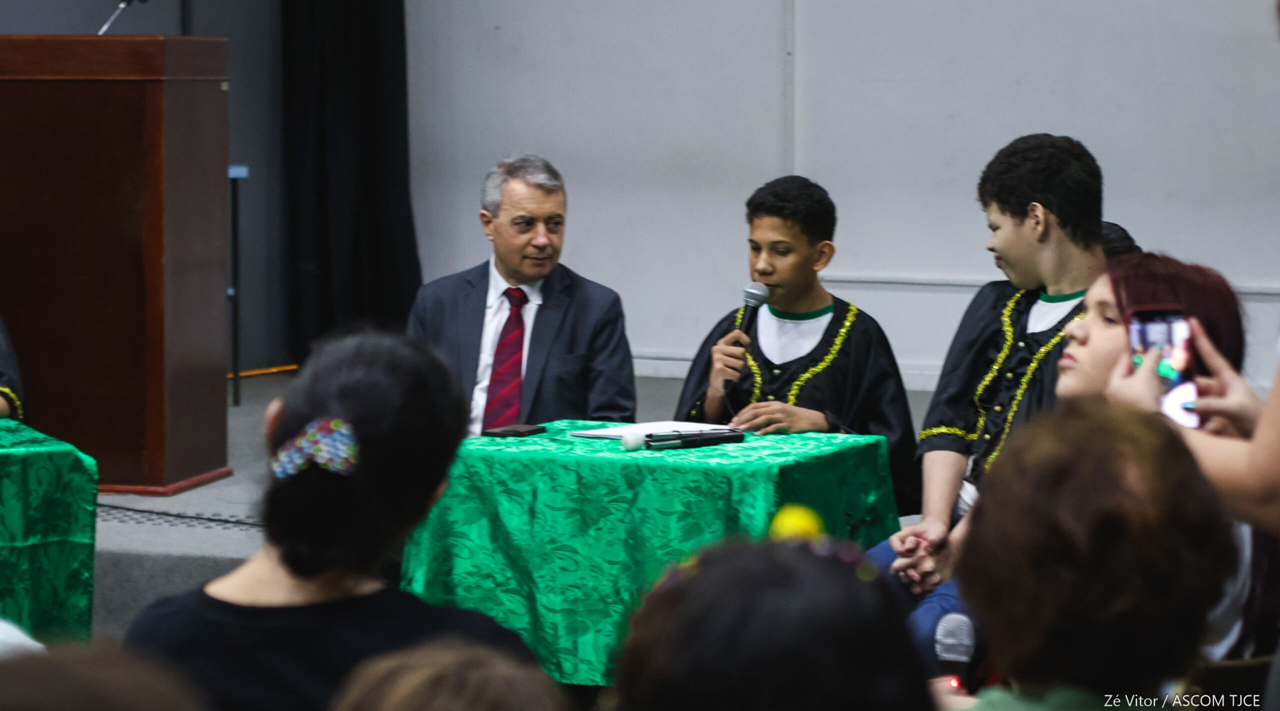 Superação e emoção marcam júri simulado promovido pelo TJCE protagonizado por estudantes cegas(os... - Foto 36