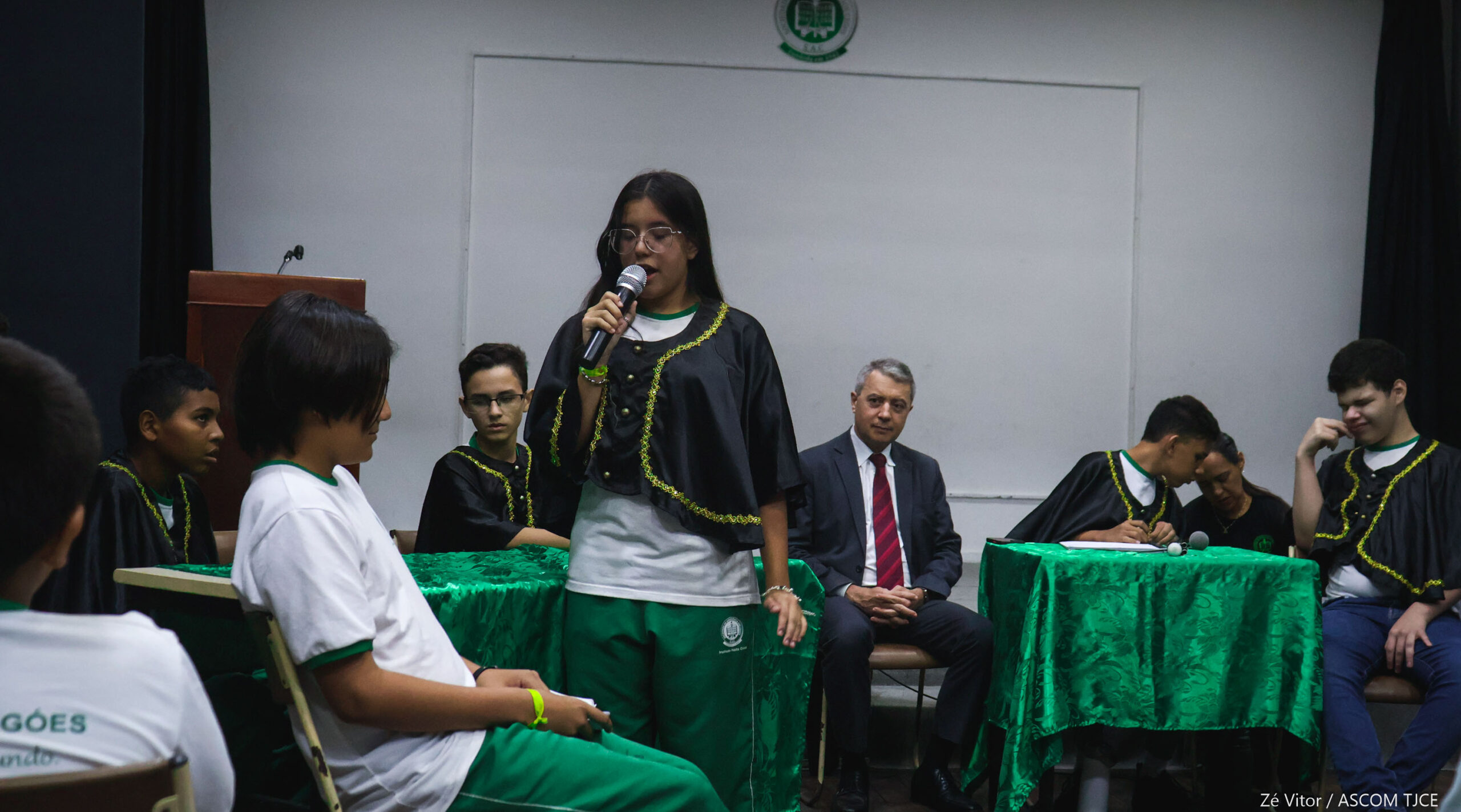 Superação e emoção marcam júri simulado promovido pelo TJCE protagonizado por estudantes cegas(os... - Foto 39