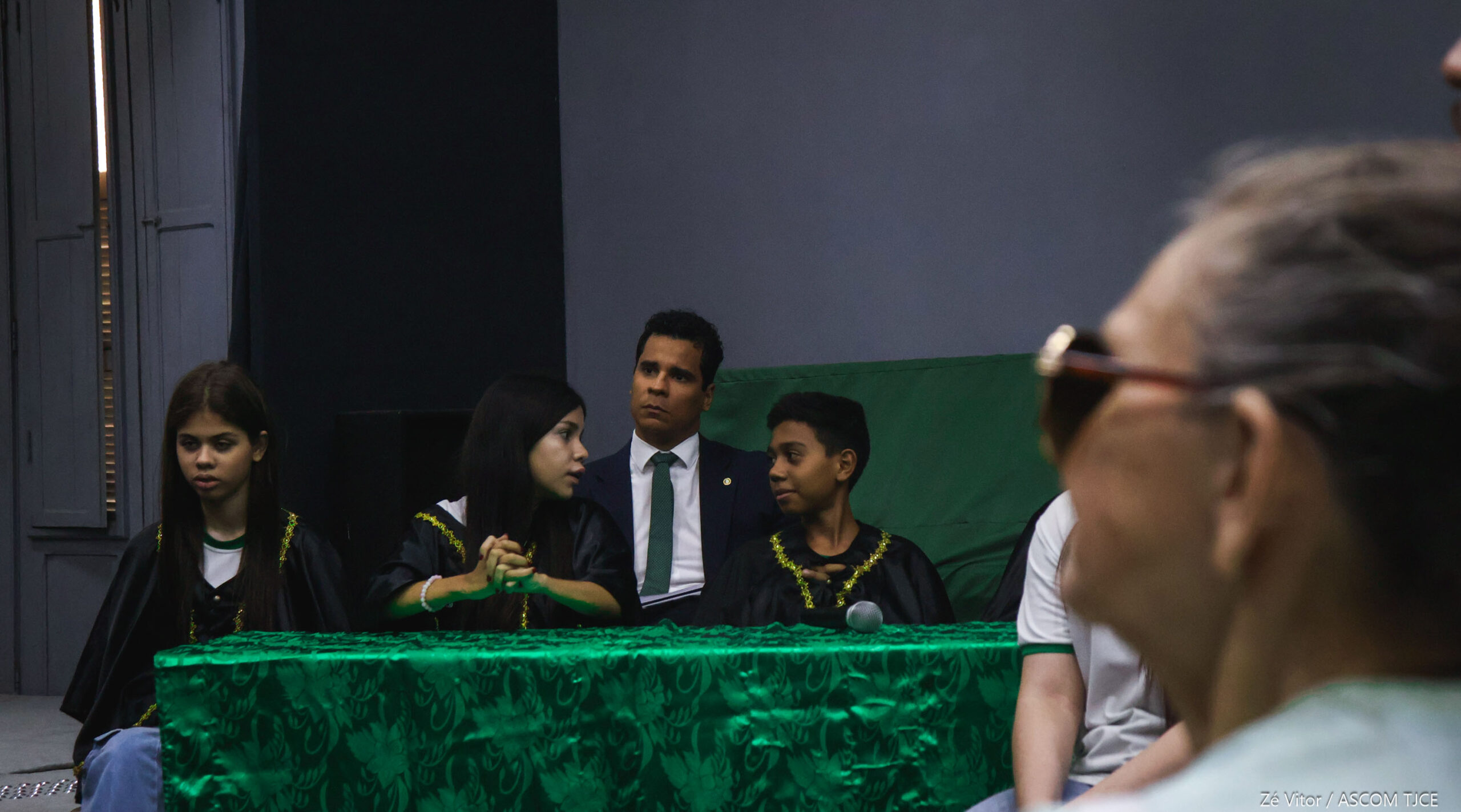 Superação e emoção marcam júri simulado promovido pelo TJCE protagonizado por estudantes cegas(os... - Foto 40