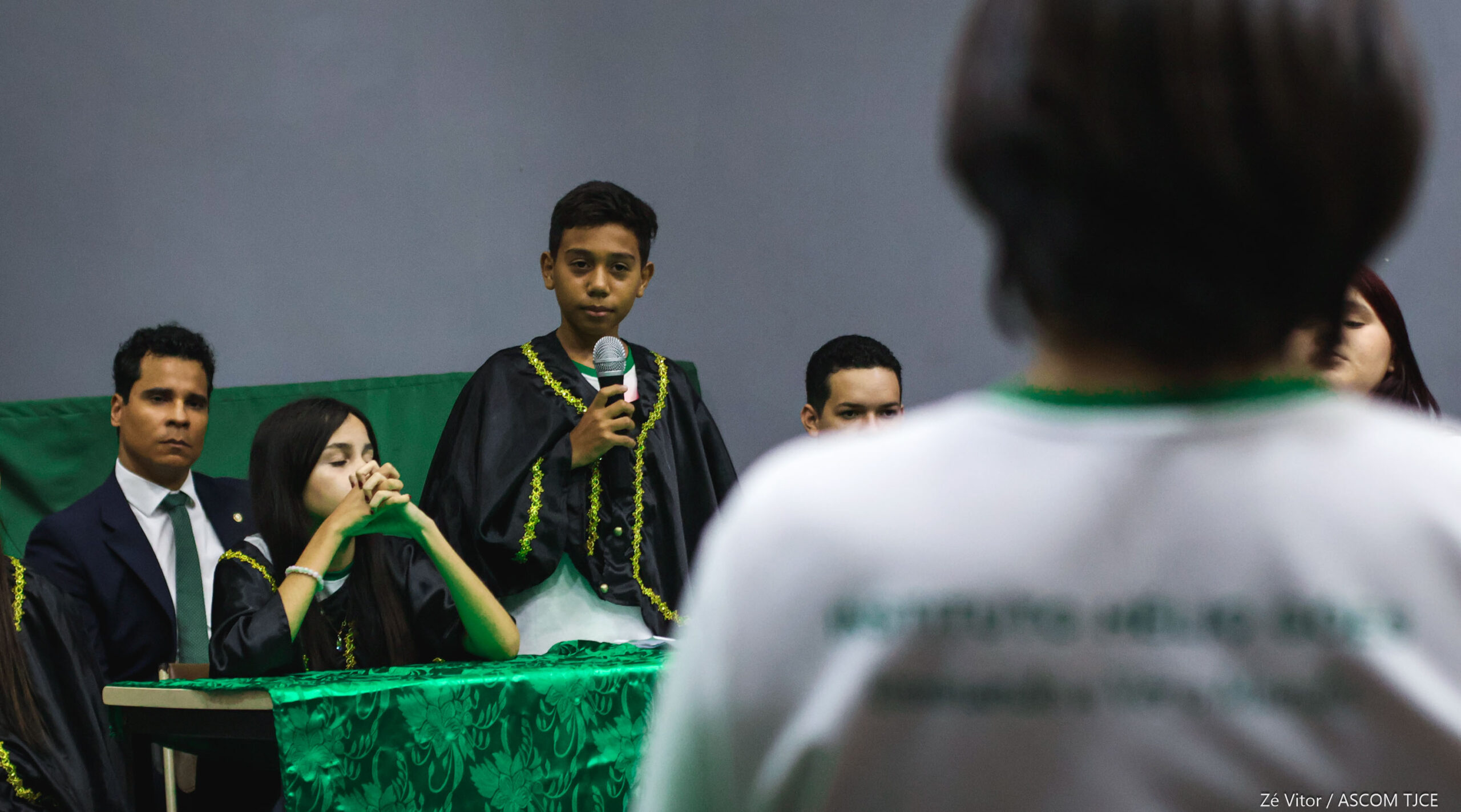 Superação e emoção marcam júri simulado promovido pelo TJCE protagonizado por estudantes cegas(os... - Foto 44