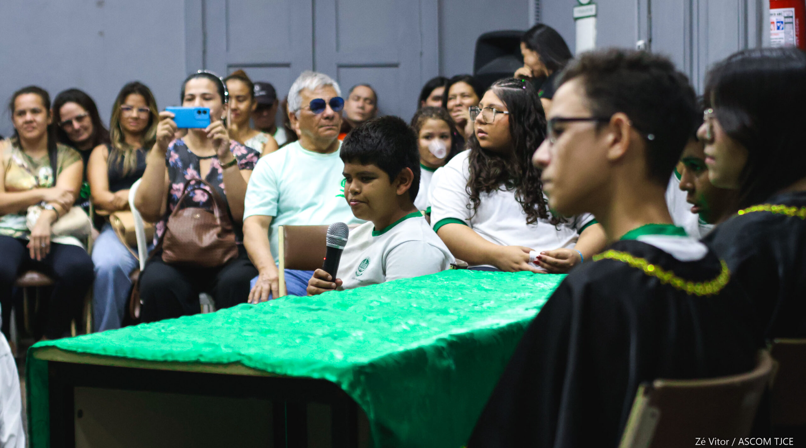 Superação e emoção marcam júri simulado promovido pelo TJCE protagonizado por estudantes cegas(os... - Foto 46