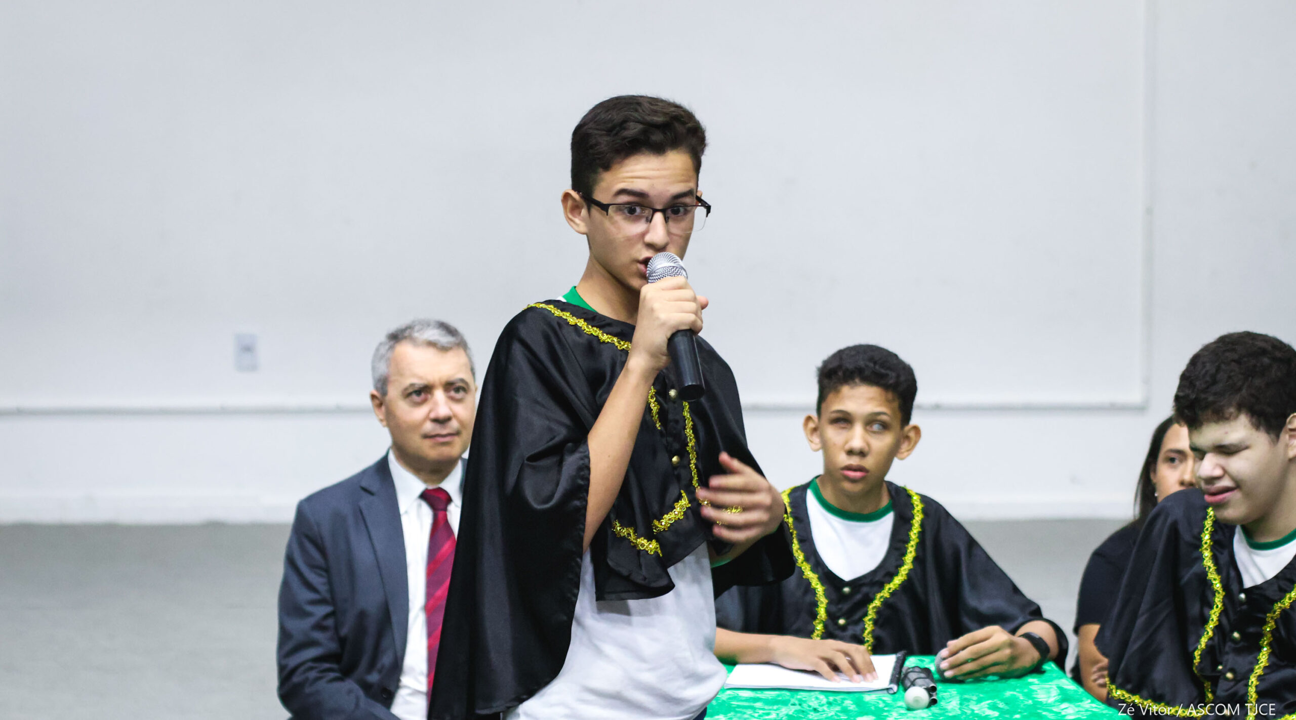 Superação e emoção marcam júri simulado promovido pelo TJCE protagonizado por estudantes cegas(os... - Foto 5