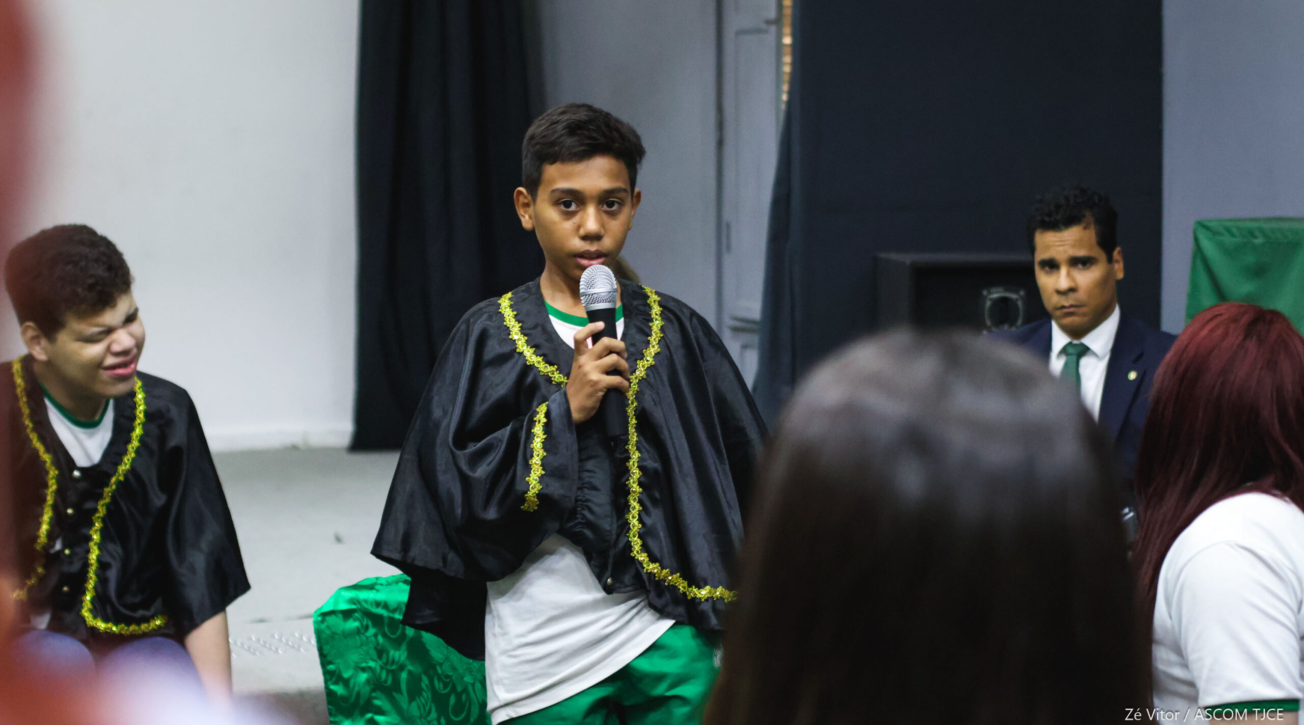 Superação e emoção marcam júri simulado promovido pelo TJCE protagonizado por estudantes cegas(os... - Foto 47