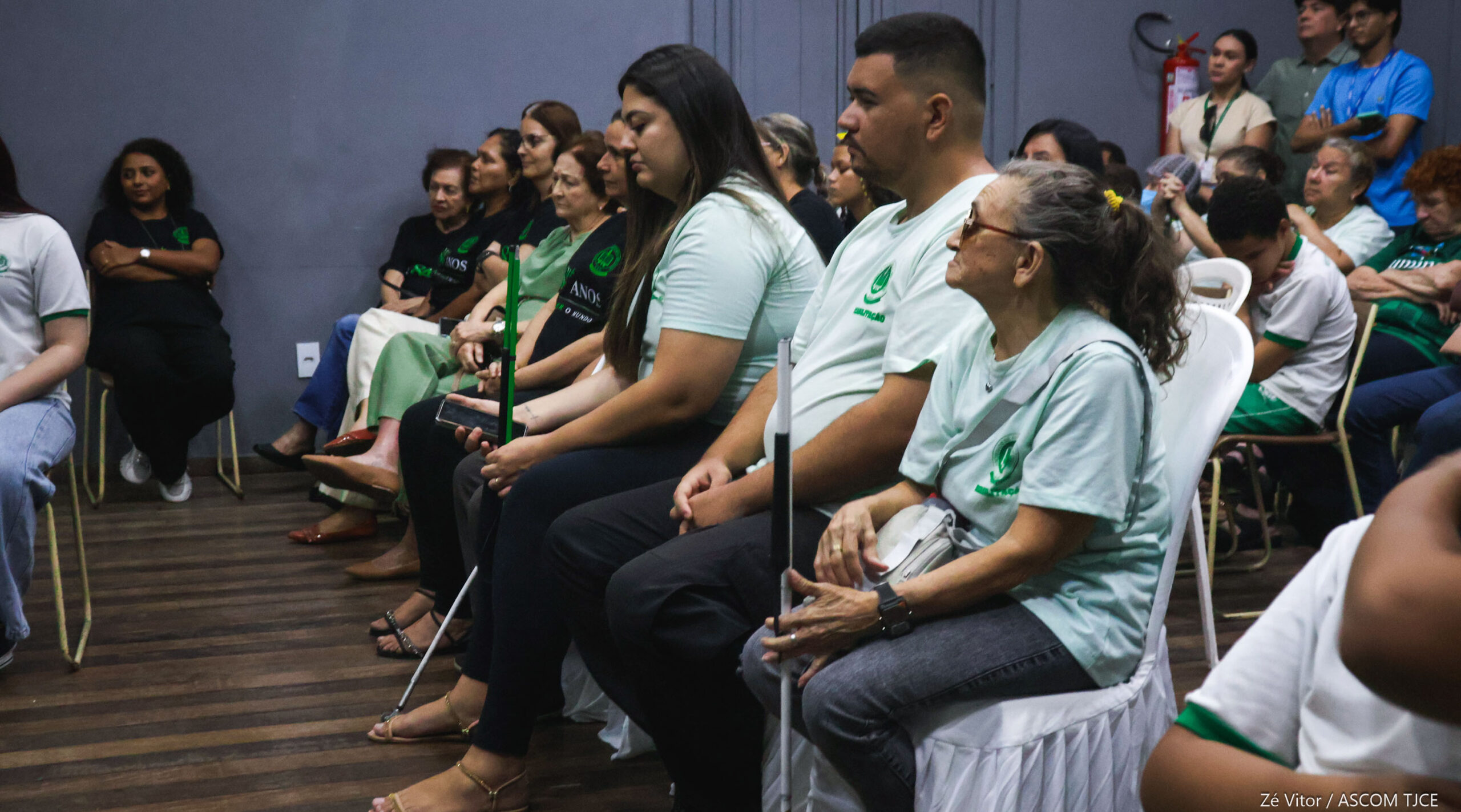 Superação e emoção marcam júri simulado promovido pelo TJCE protagonizado por estudantes cegas(os... - Foto 49