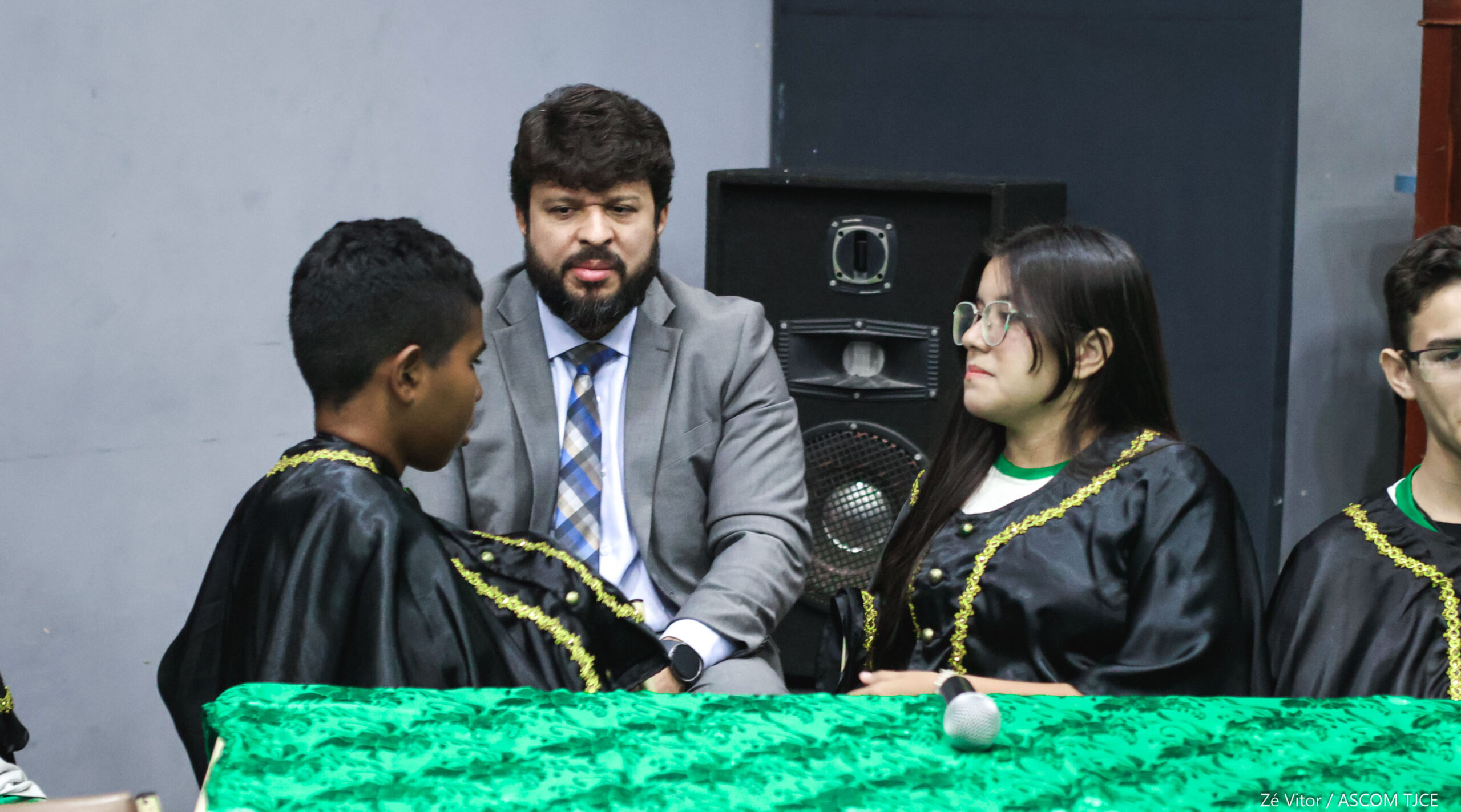 Superação e emoção marcam júri simulado promovido pelo TJCE protagonizado por estudantes cegas(os... - Foto 2